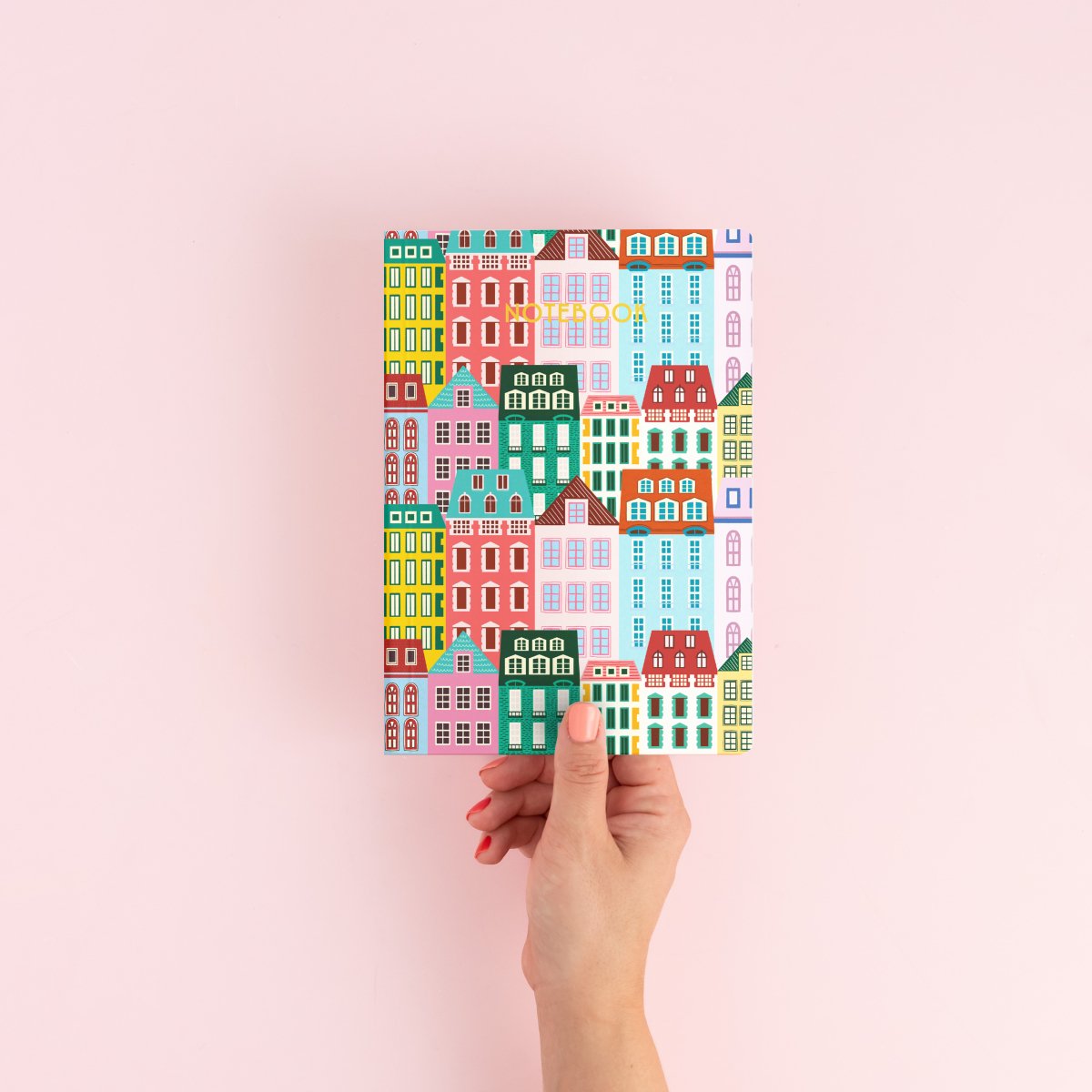 Little Houses A5 Notebook - DesignPlace