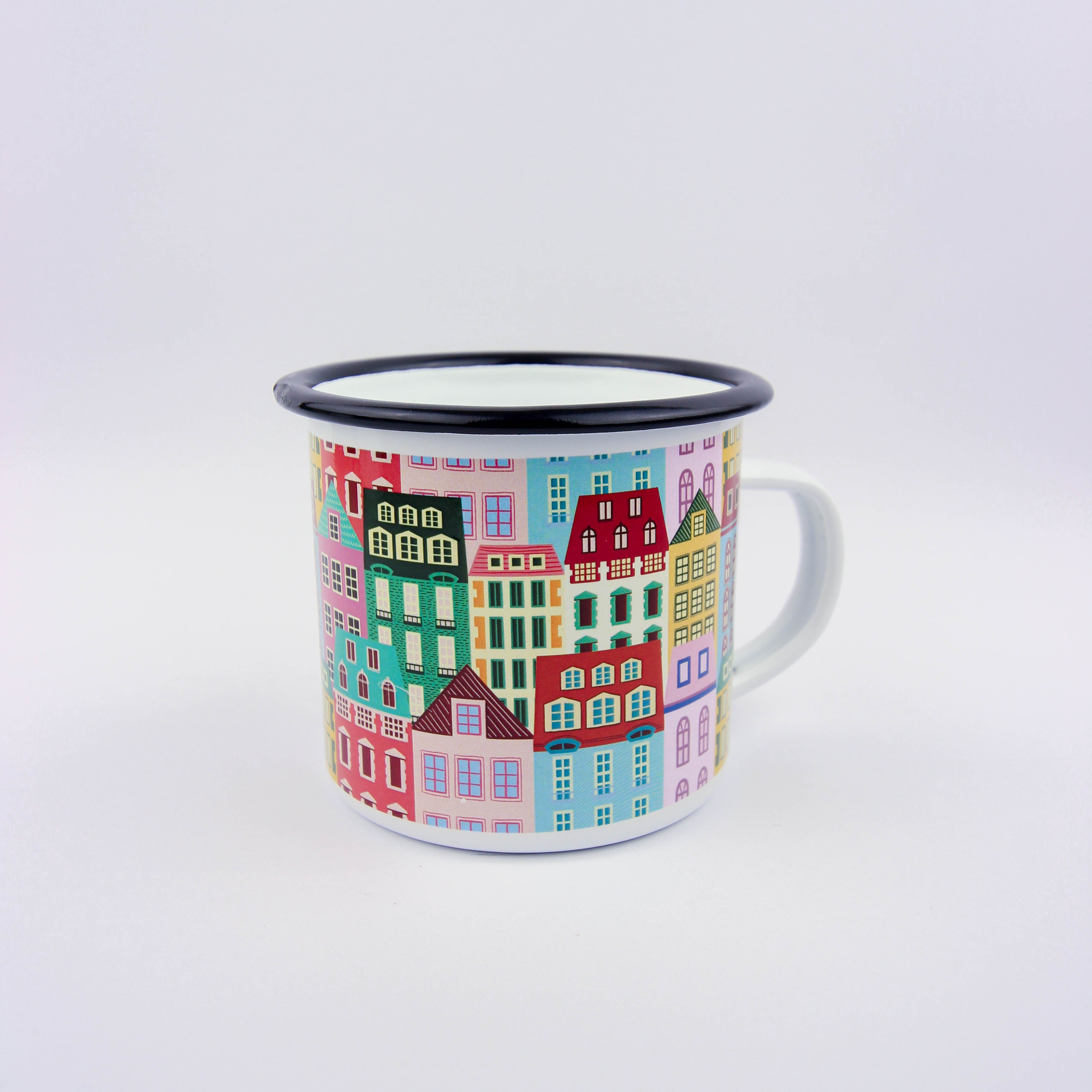 Little Houses Enamel Mug