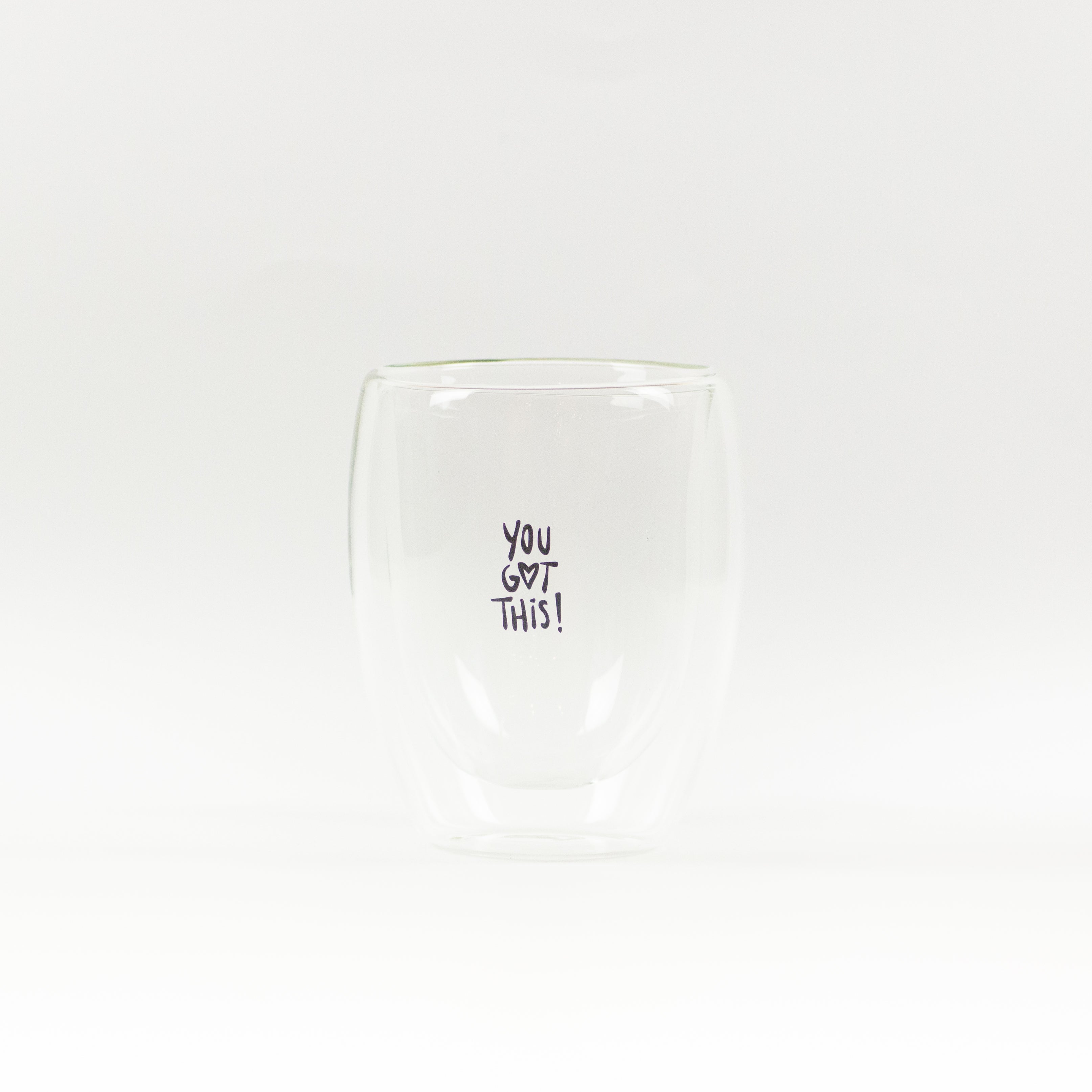 You Got This Vaso Ovalado Grande Doble Cristal