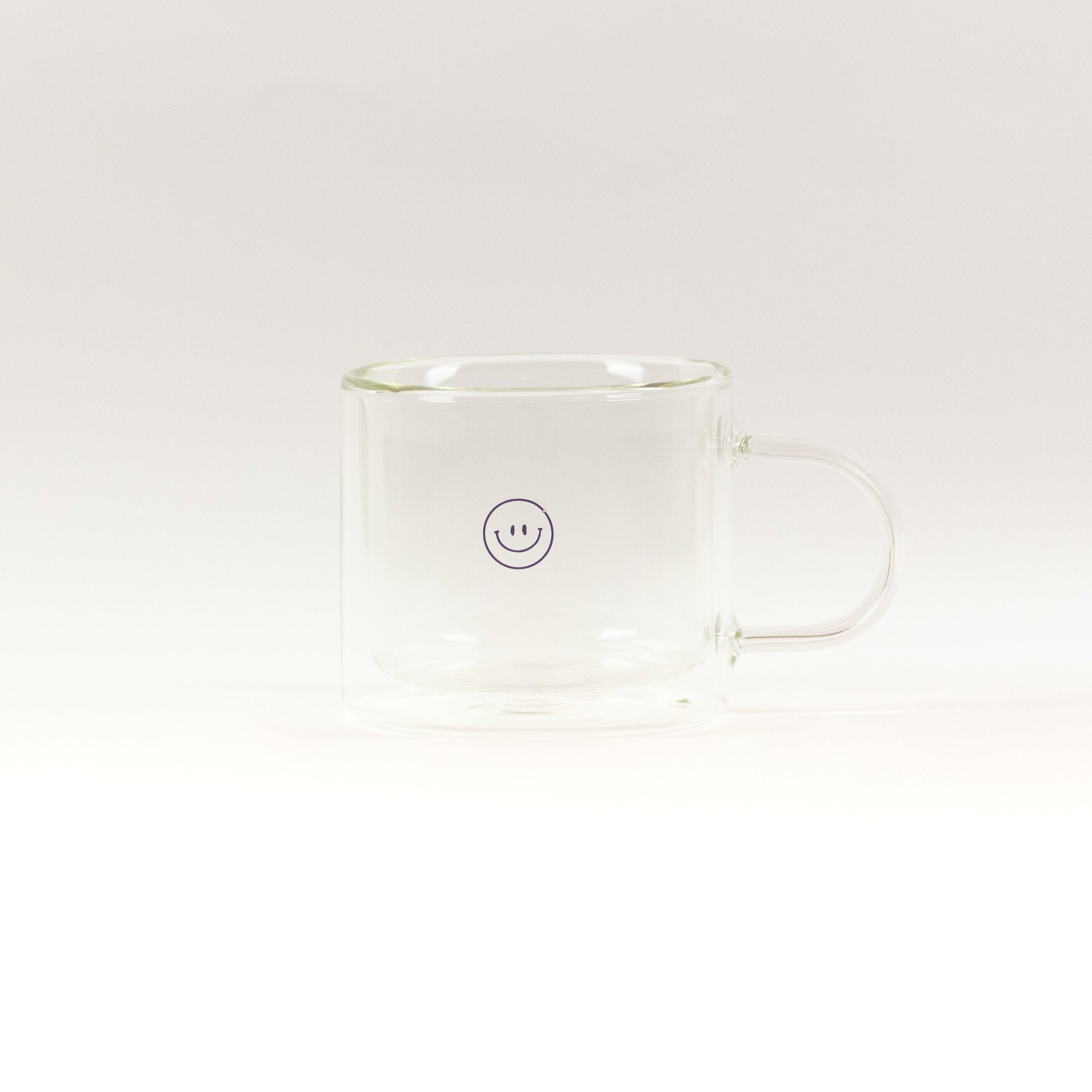 Smiley Taza de Cristal