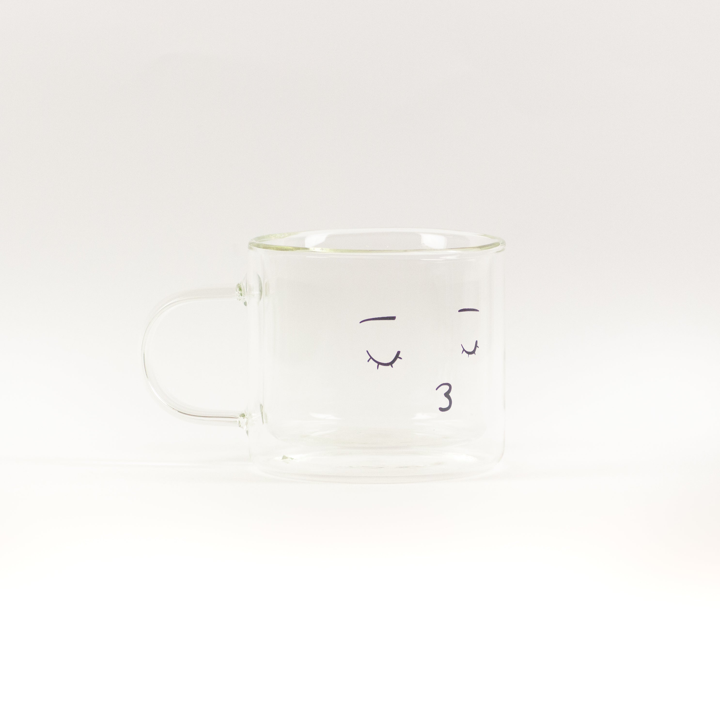 Mugs in love Izquierda Taza de Cristal