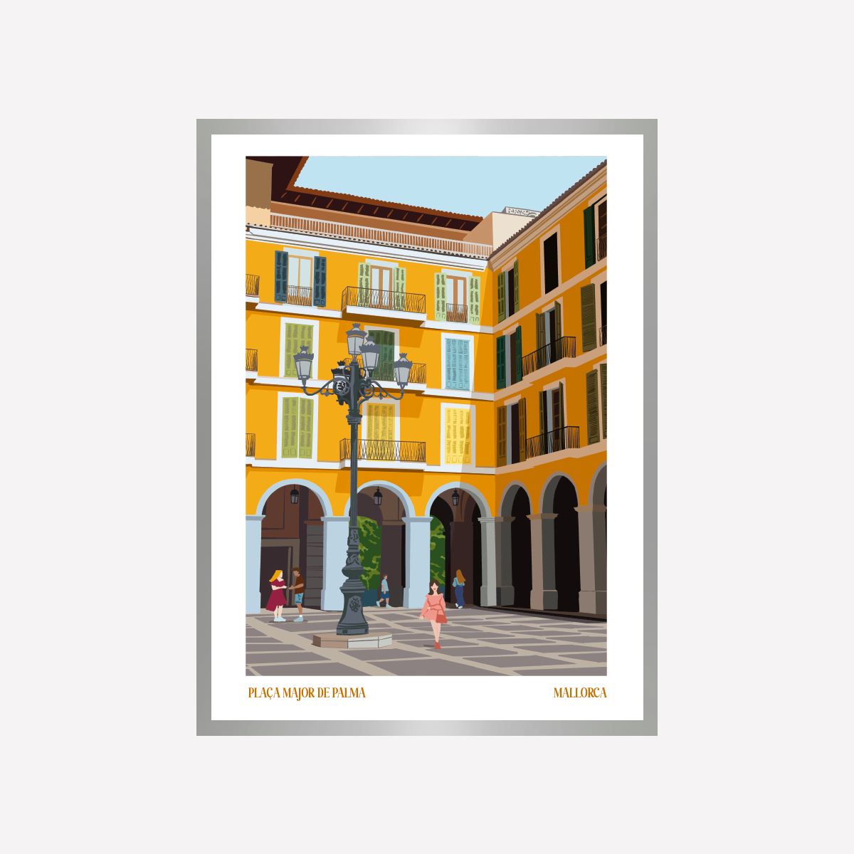 Vector Plaça Major Mallorca