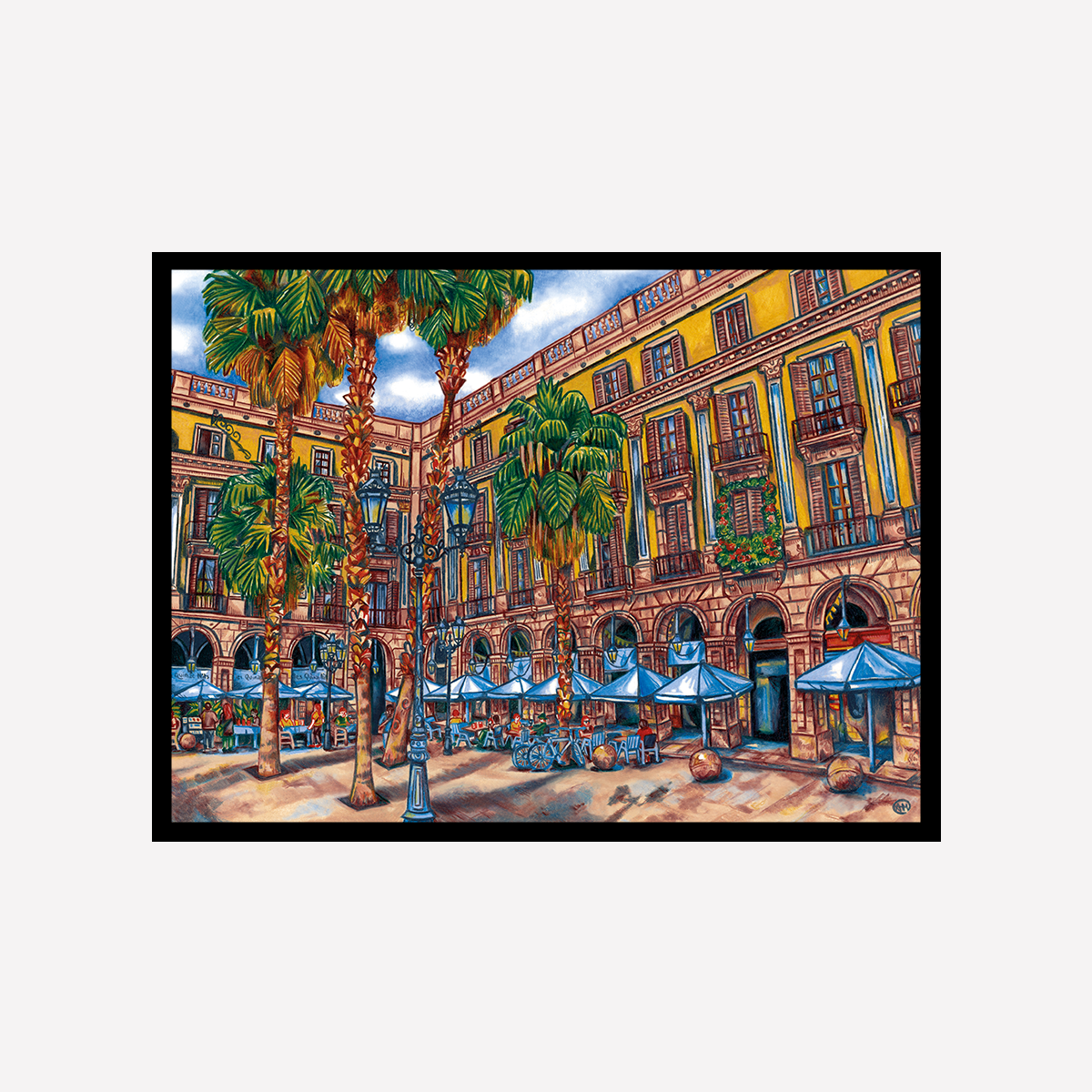 Plaça Reial Alice Print