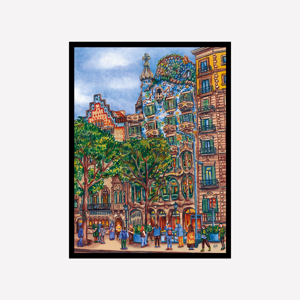 Casa Batllo Alice Print