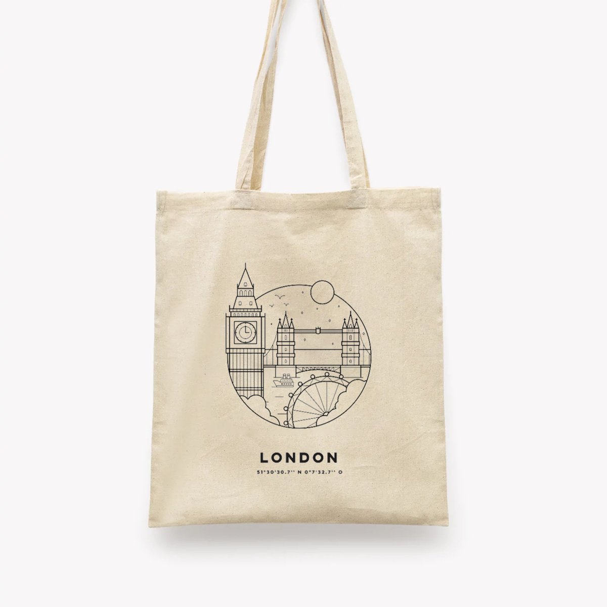 London Cityscape Tote Bag - DesignPlace