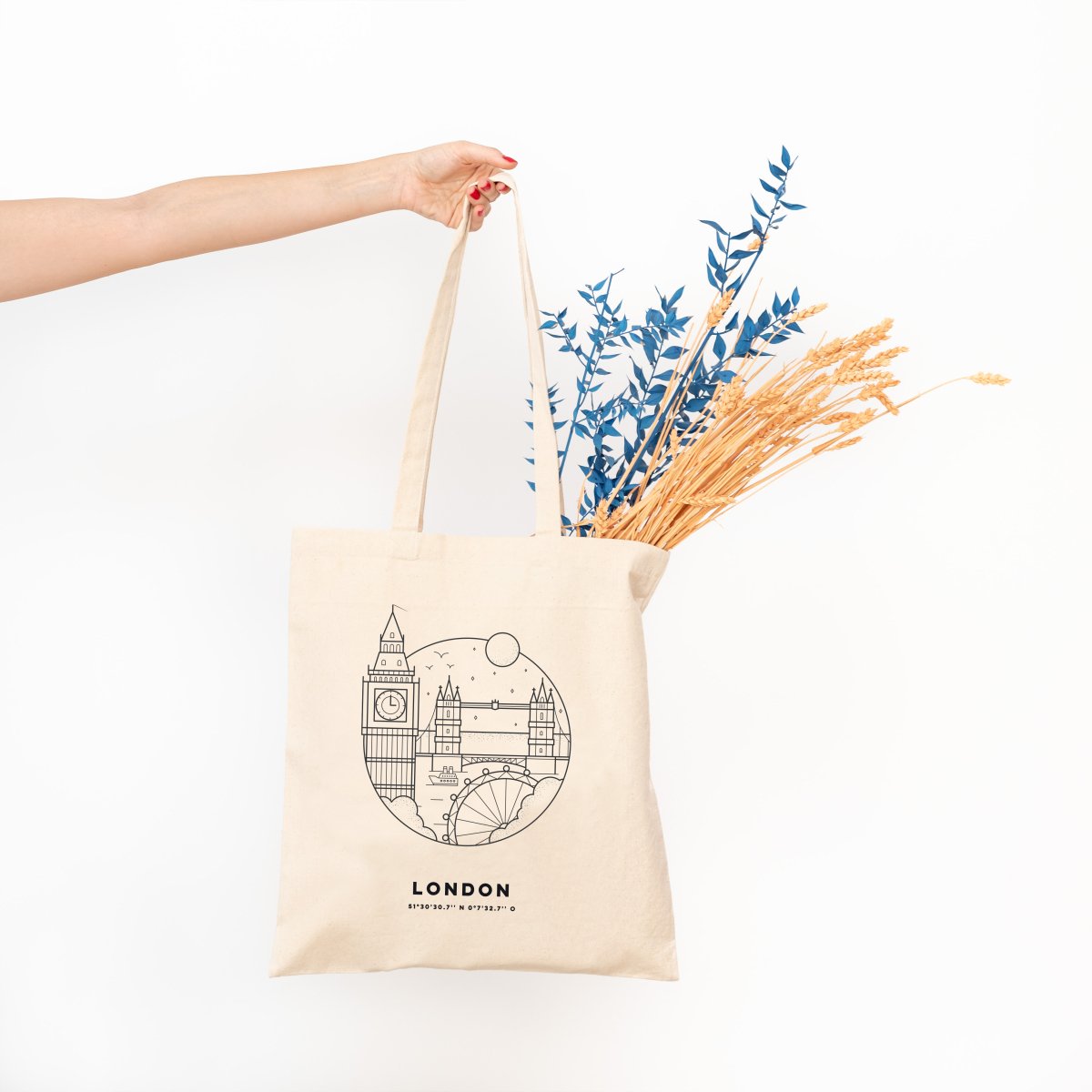 London Cityscape Tote Bag - DesignPlace