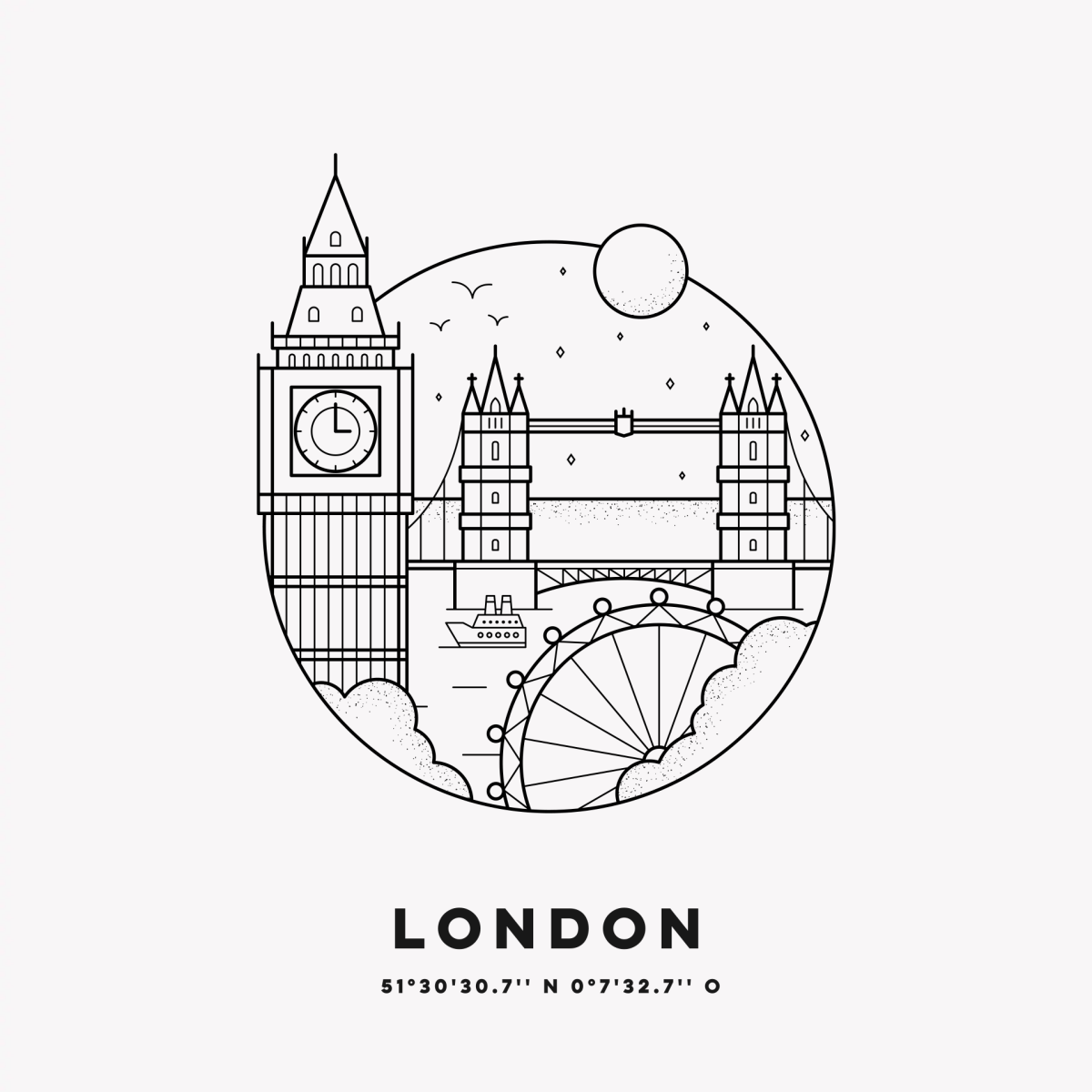 London Cityscape Tote Bag - DesignPlace