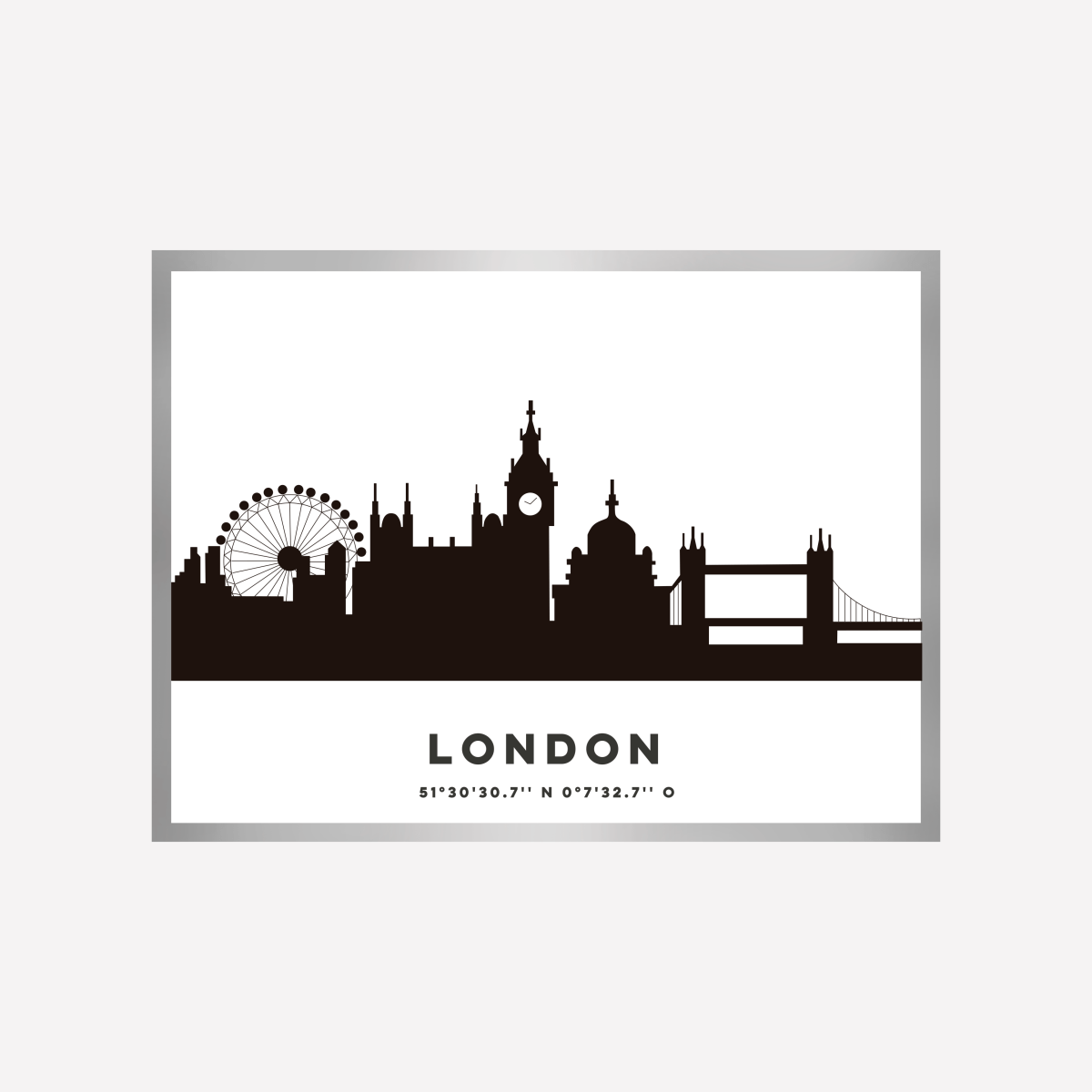 London Skyline Art Print - DesignPlace