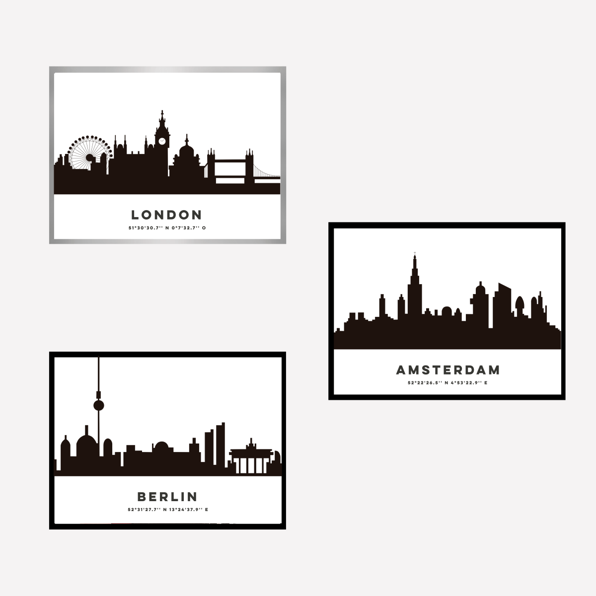 London Skyline Art Print - DesignPlace