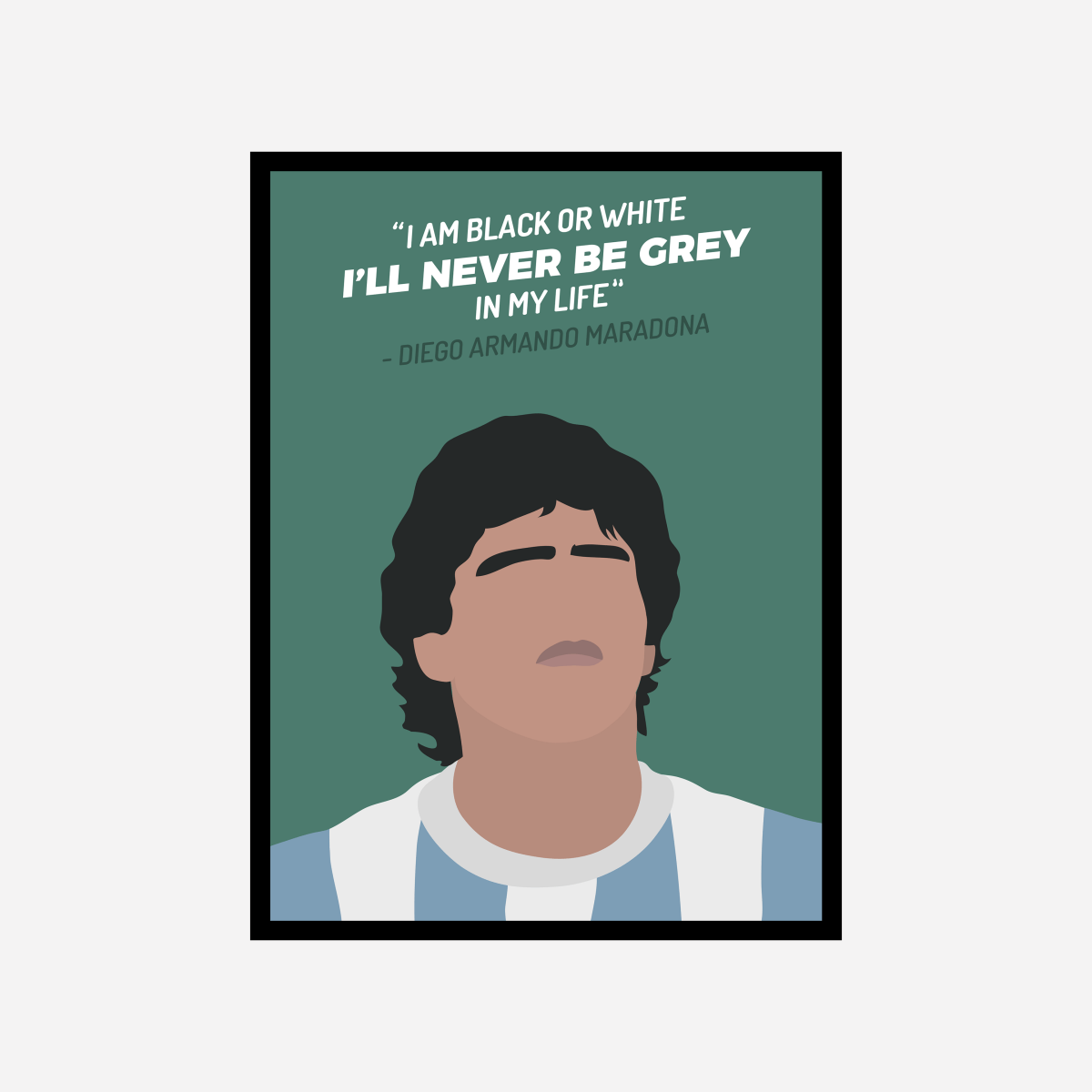 Maradona Art Print - DesignPlace