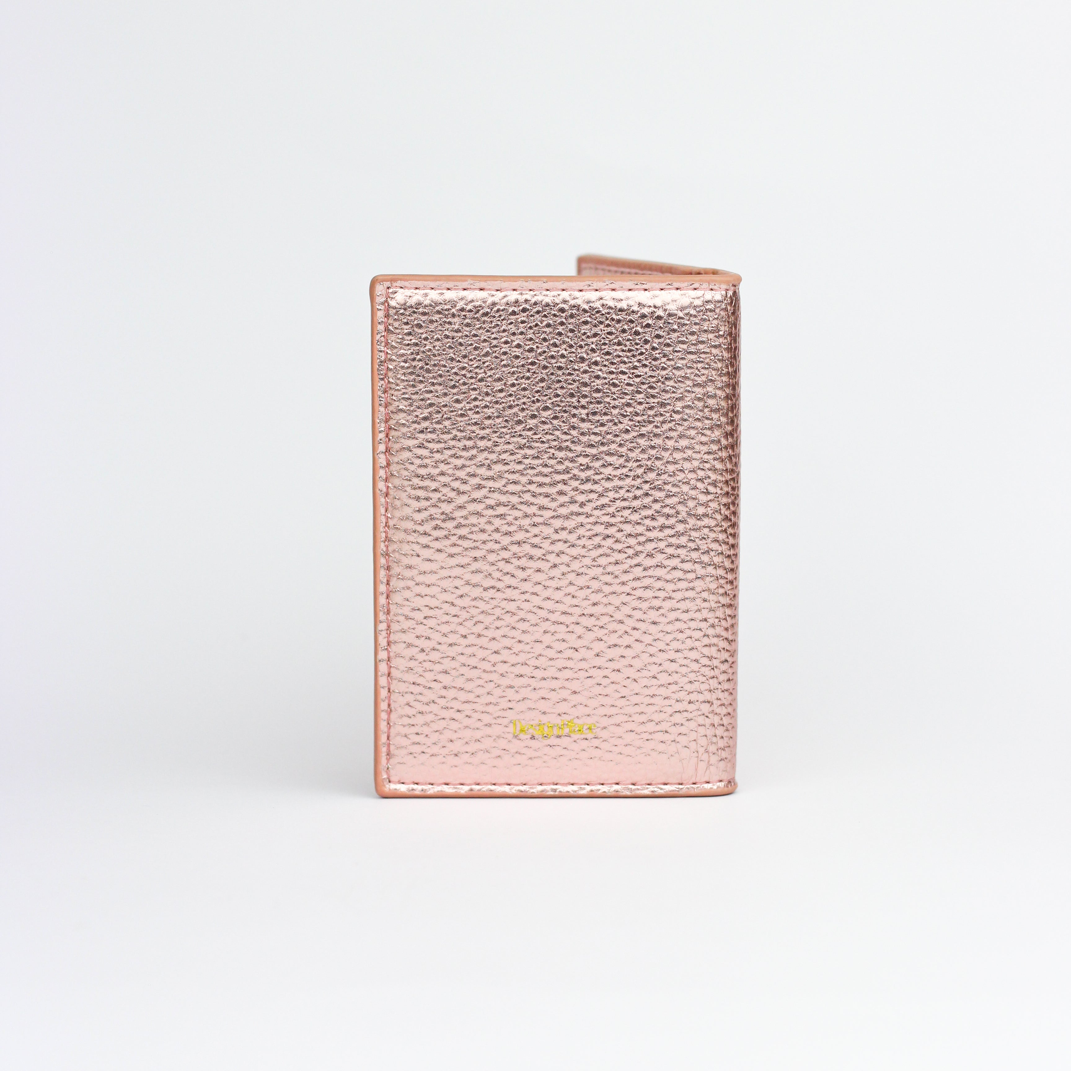 Mettalic Pink Card Holder Wallet (PU)