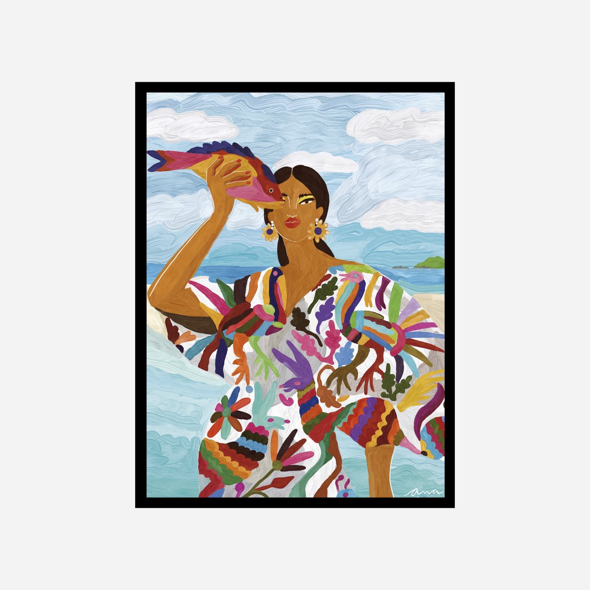 Mexican Colors Art Print - DesignPlace