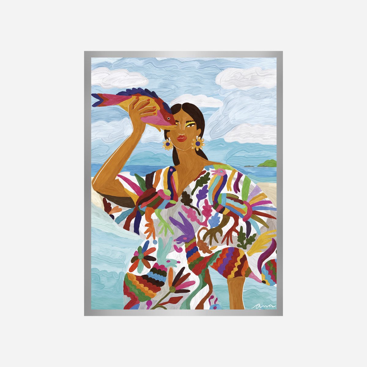 Mexican Colors Art Print - DesignPlace