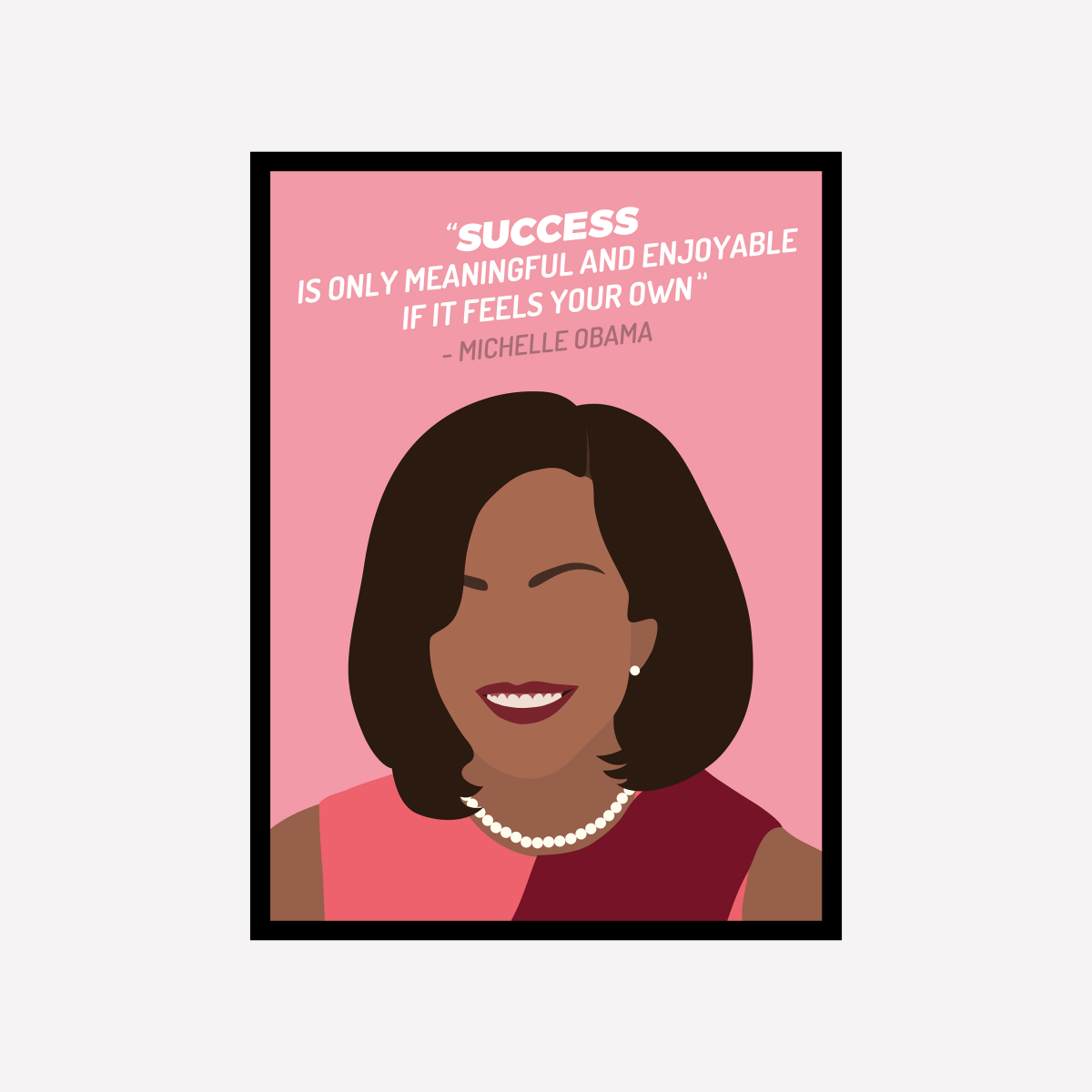 Michelle Obama Art Print - DesignPlace