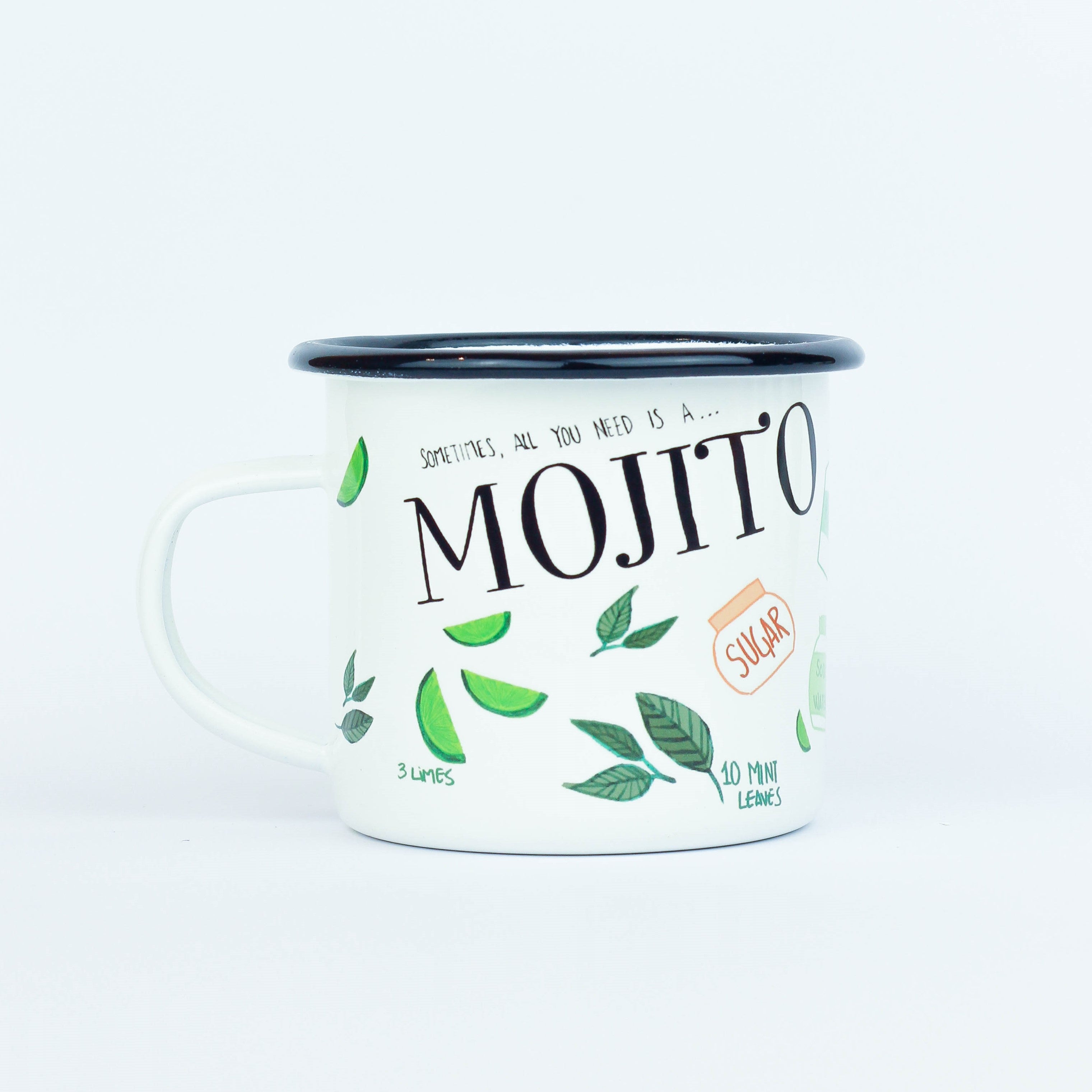 Mojito Enamel Mug