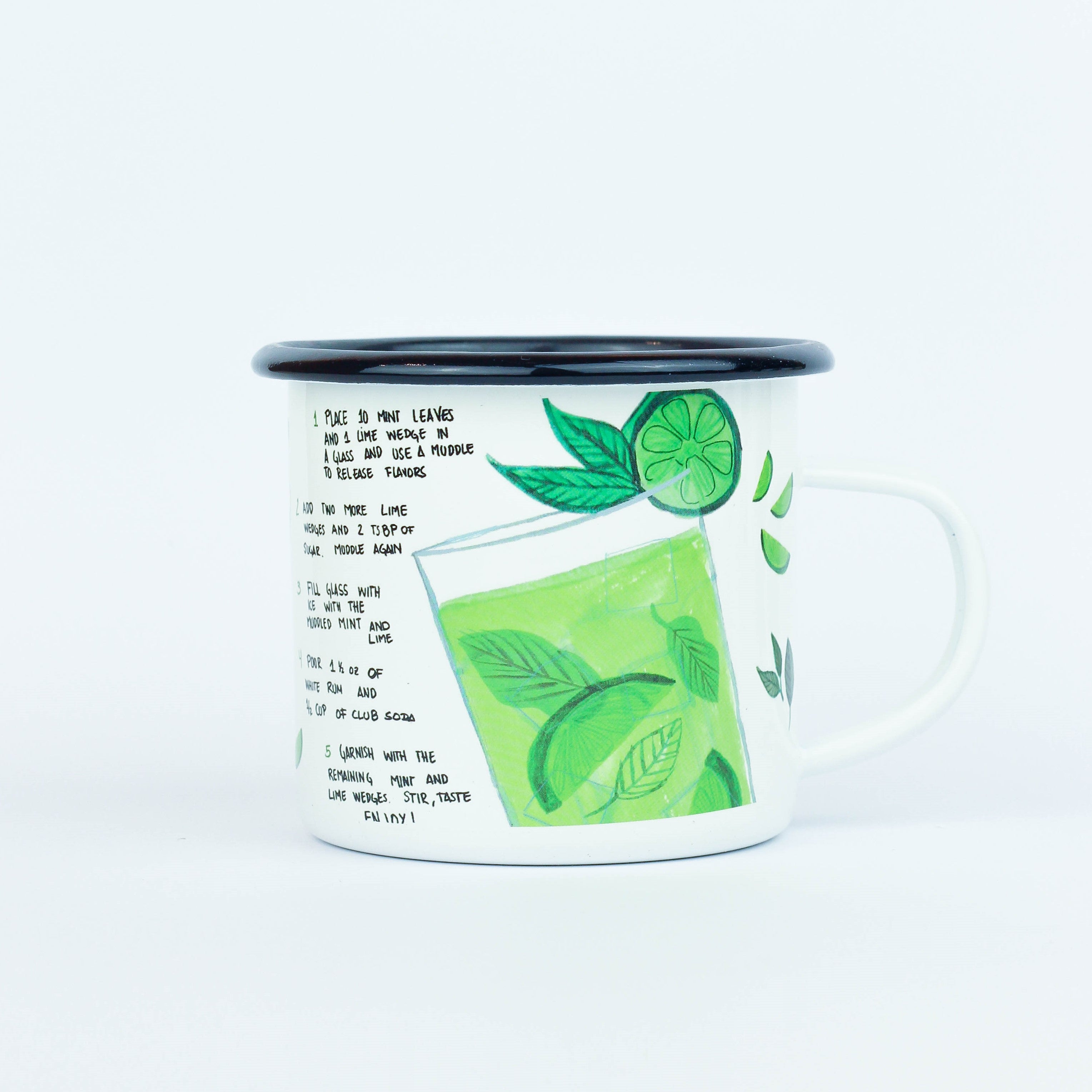 Mojito Enamel Mug