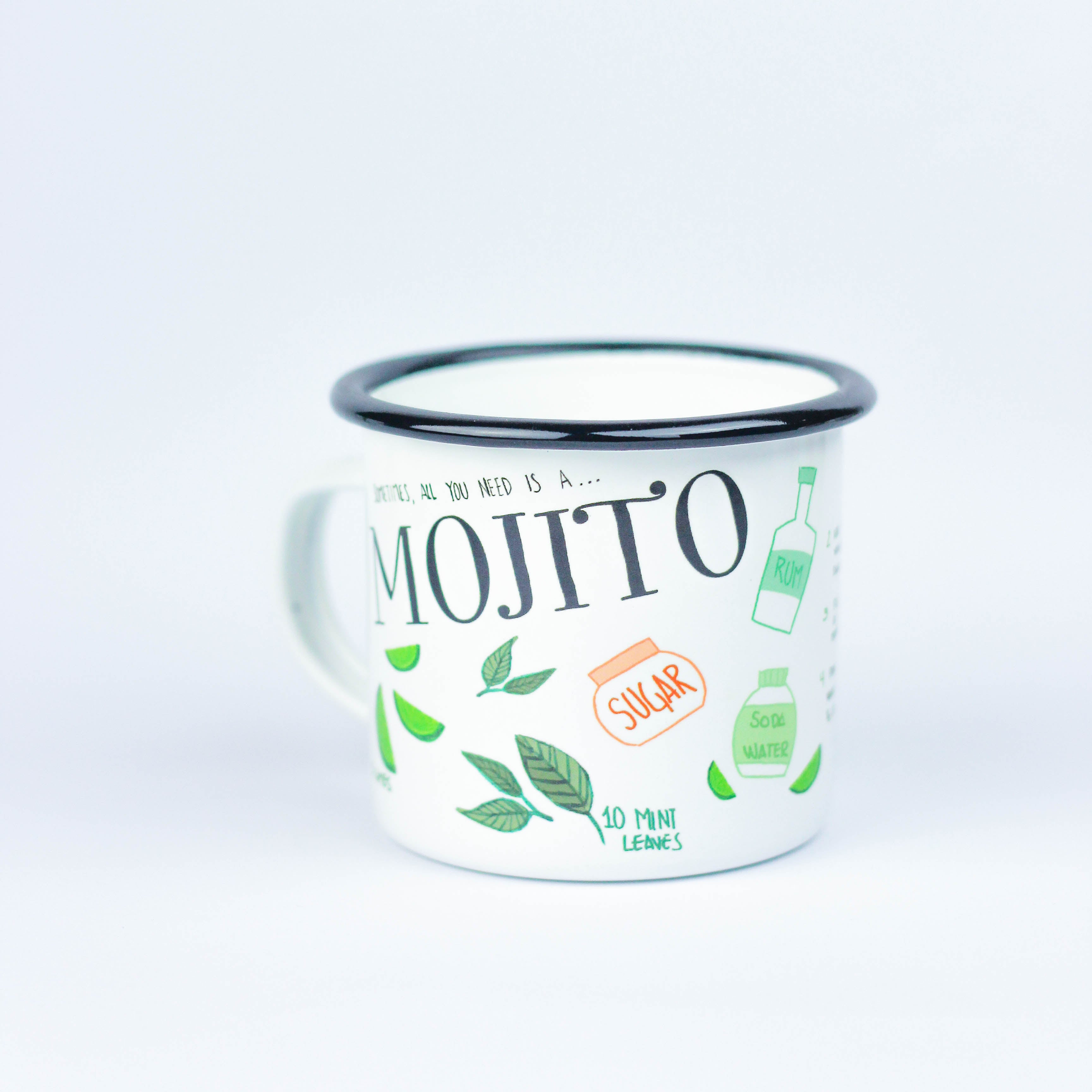 Mojito Enamel Mug