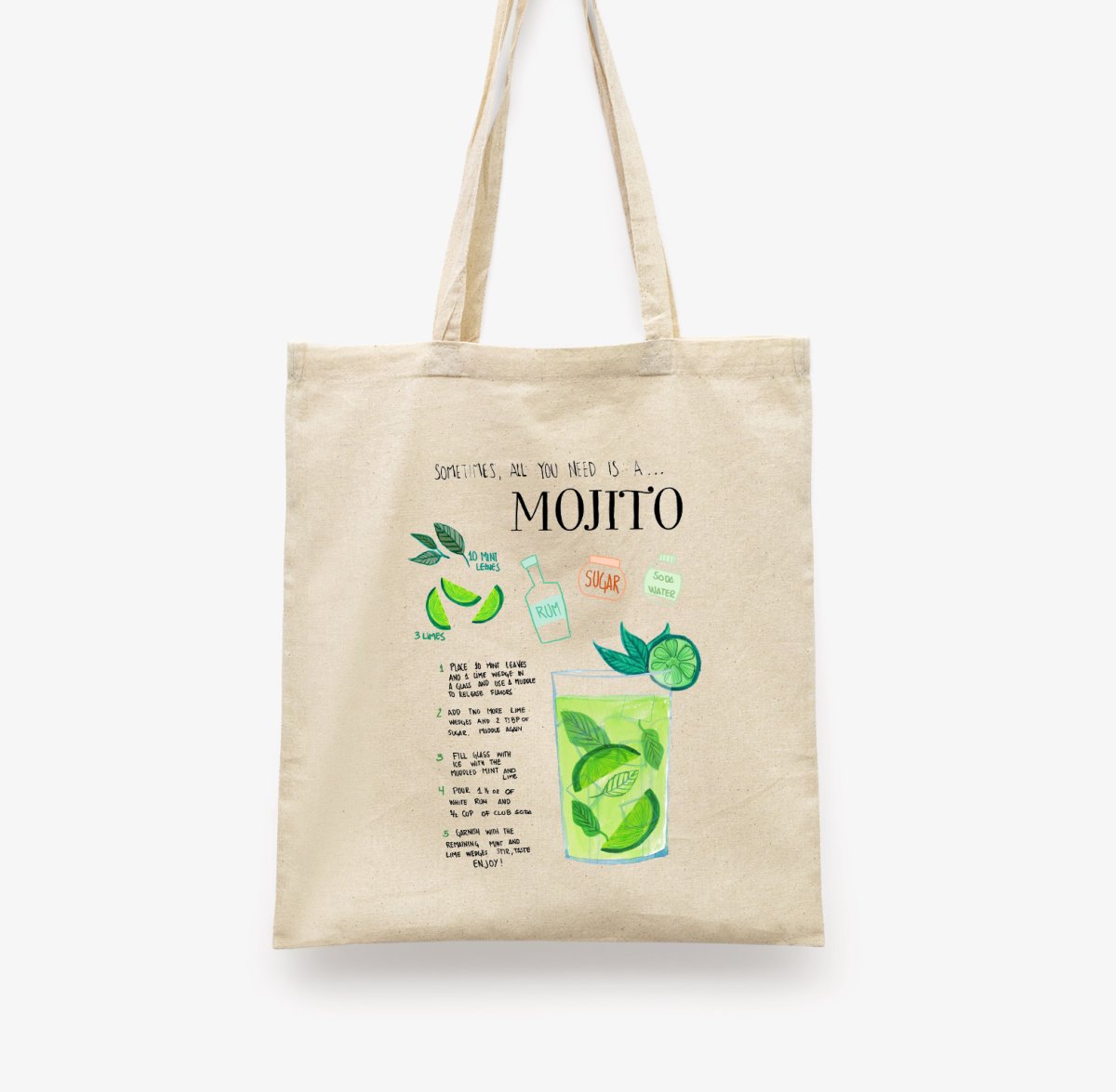 Mojito Tote Bag - DesignPlace