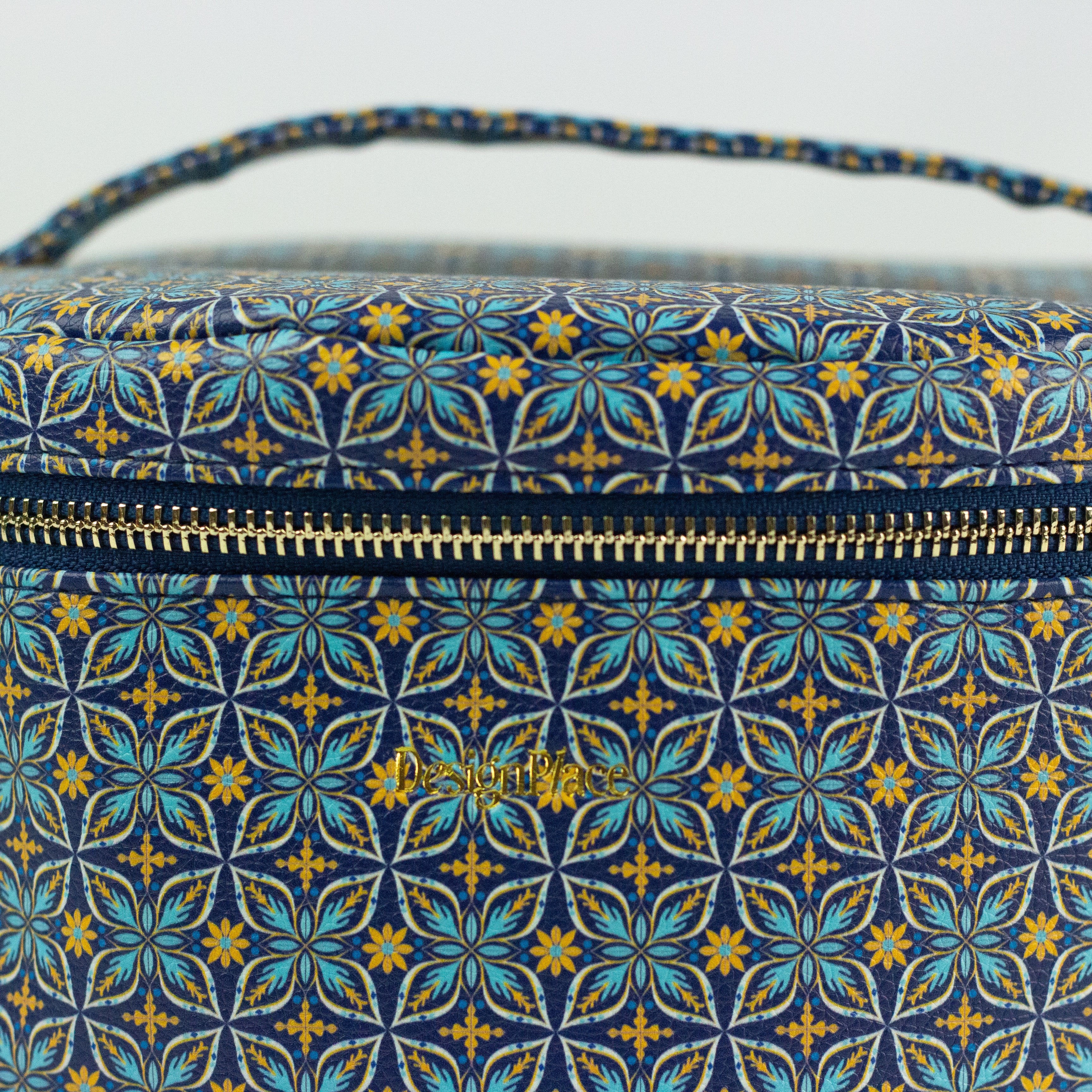 Moroccan Tiles Big Cosmetics Bag