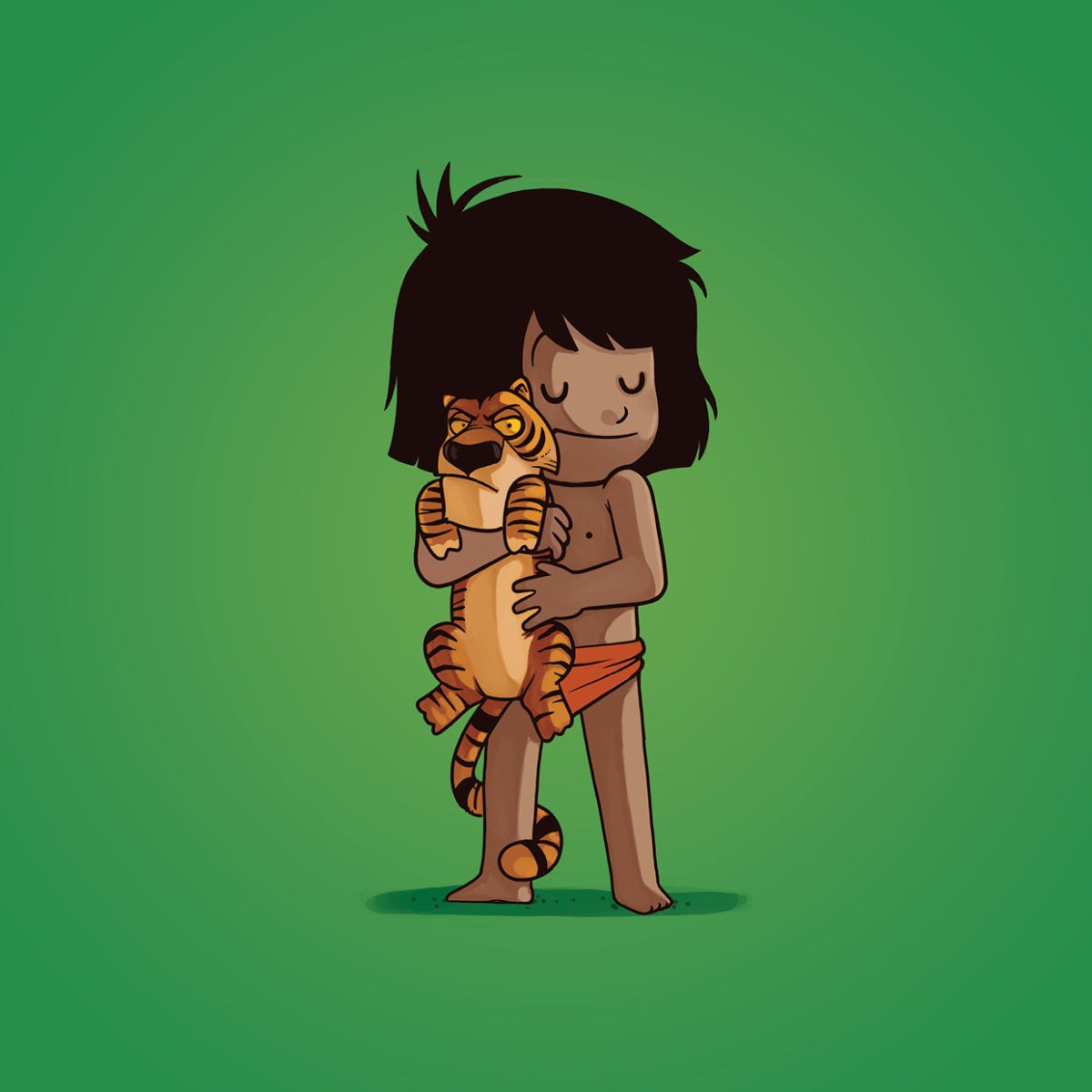 Mowgli Art Print - DesignPlace