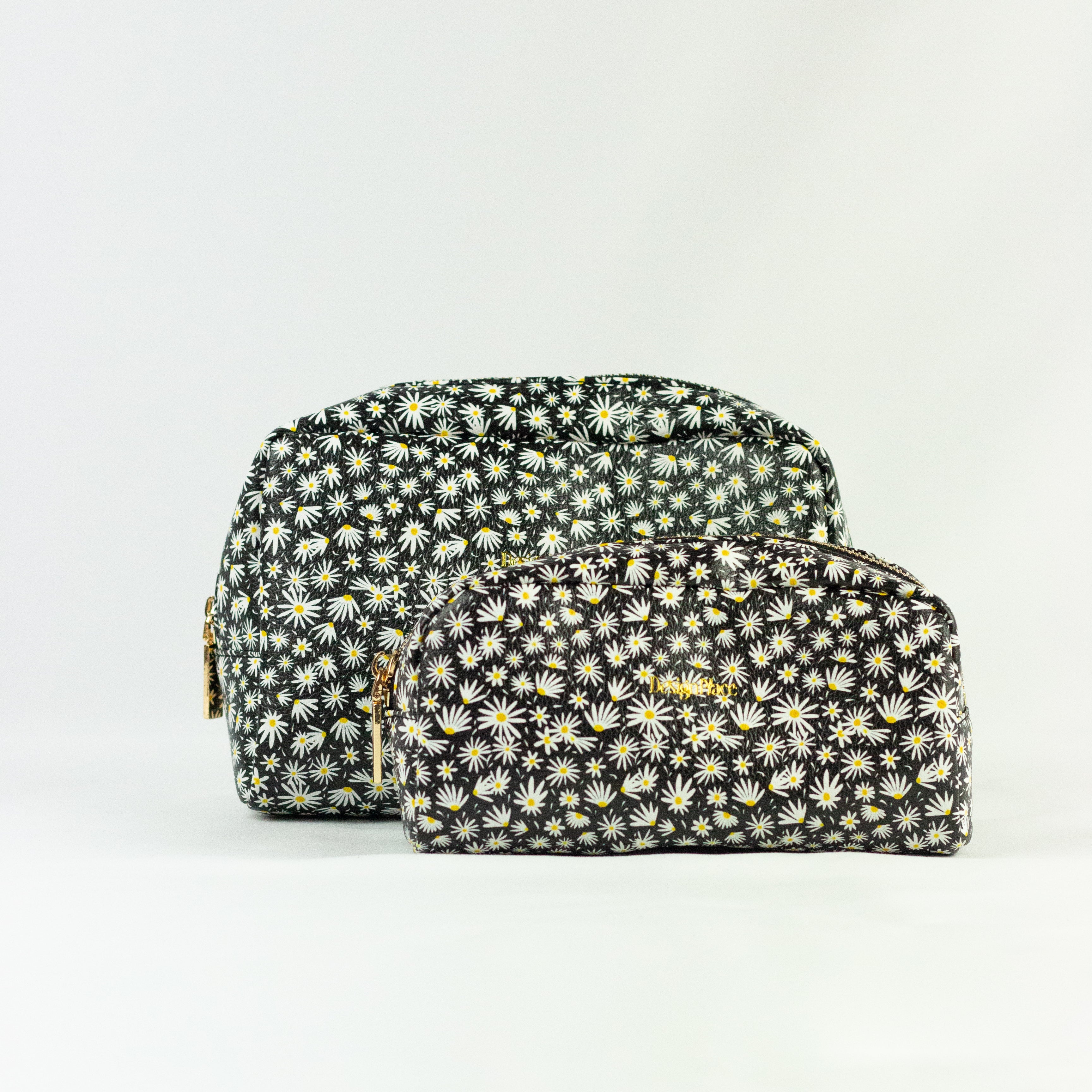 Night Daisies Small Make-up Bag