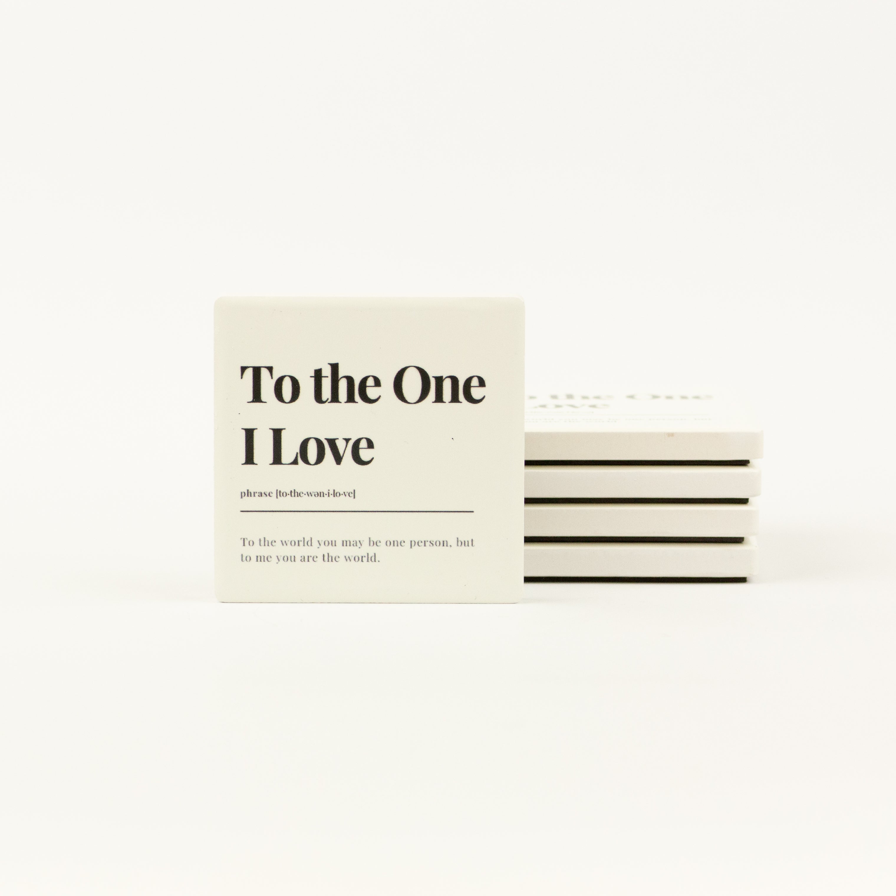 To The One I Love Ceramic Magnet