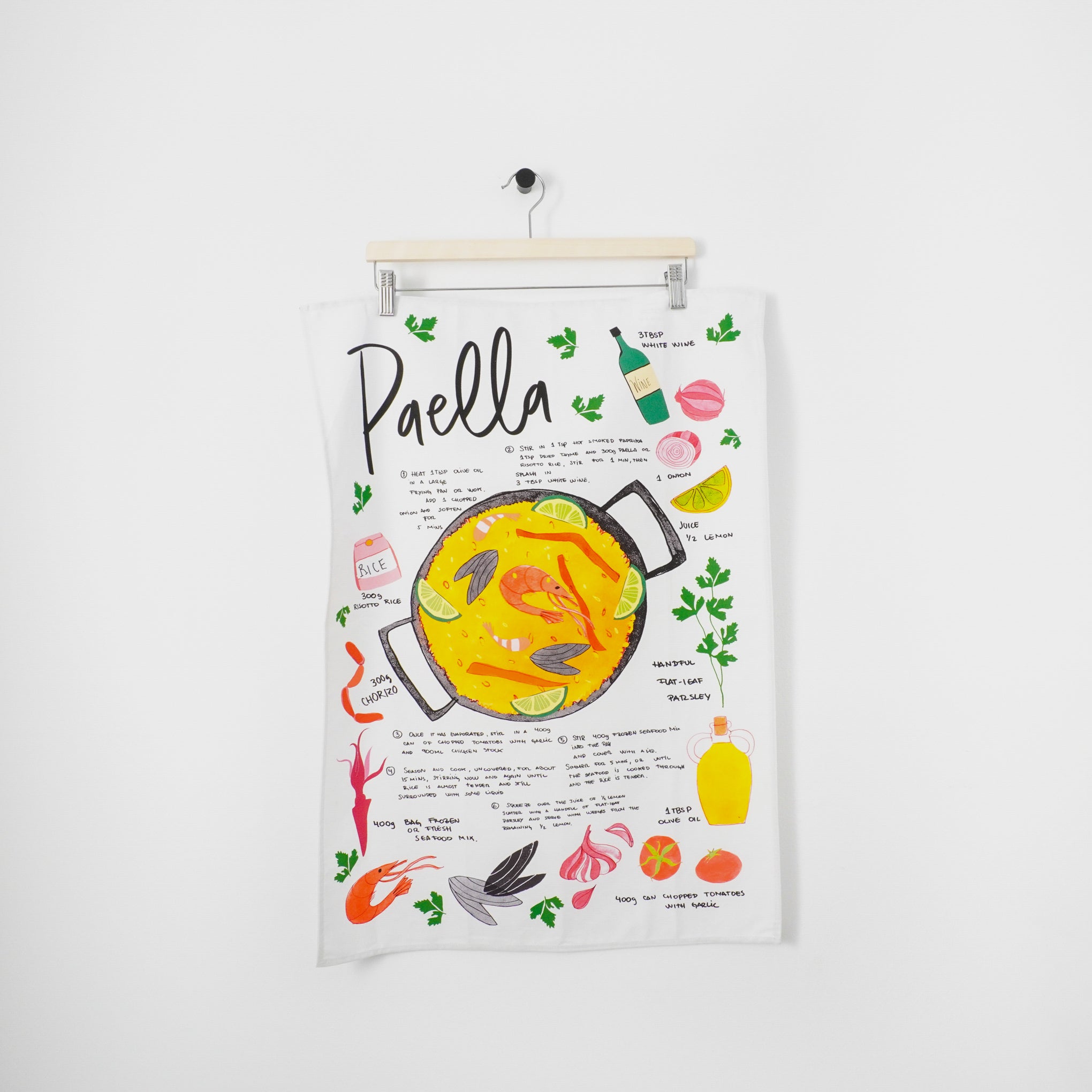 Paella Tea Towel