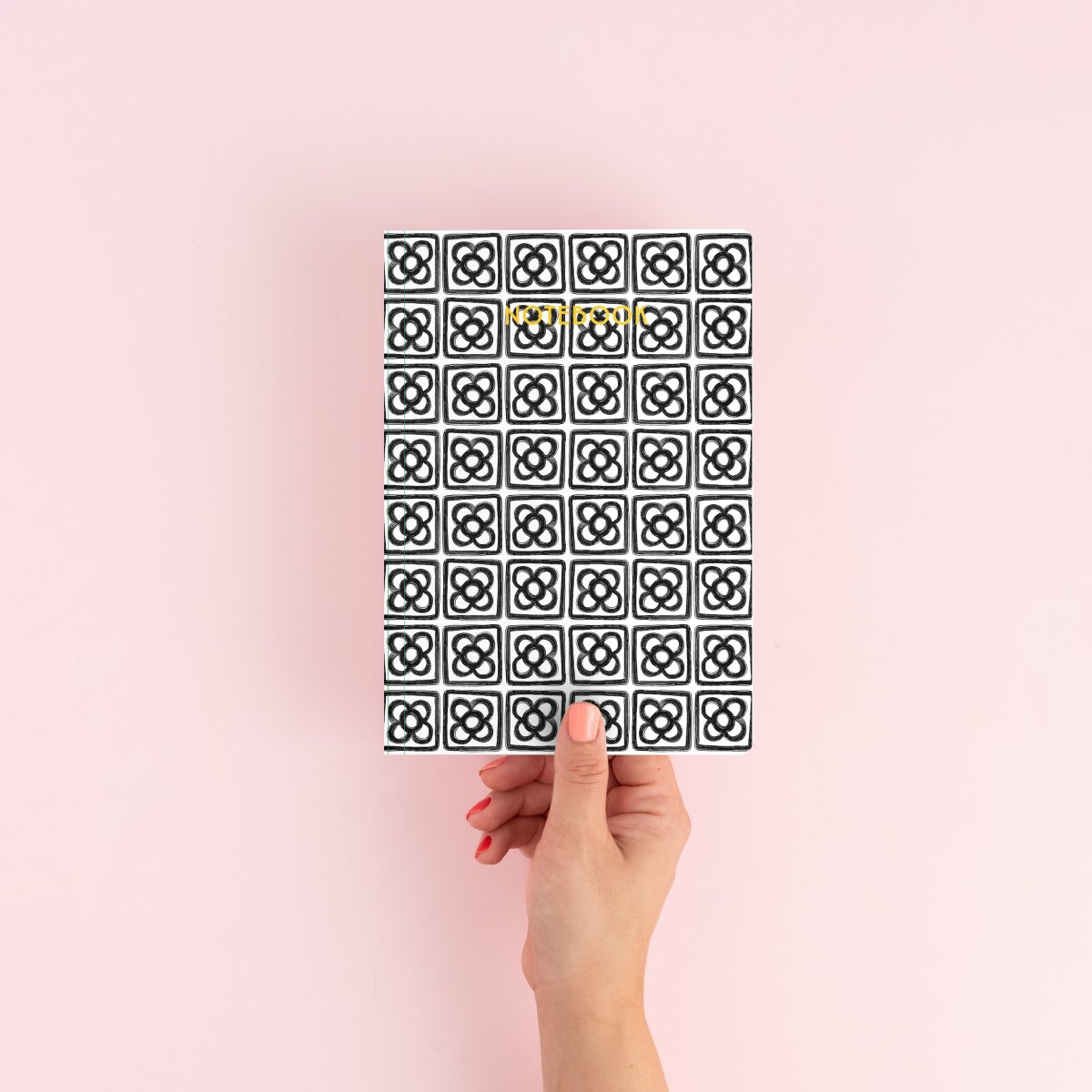 Panot Sketch Pattern A5 Notebook - DesignPlace