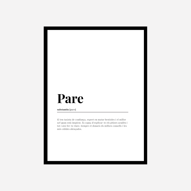 Pare Dictionary Art Print - DesignPlace