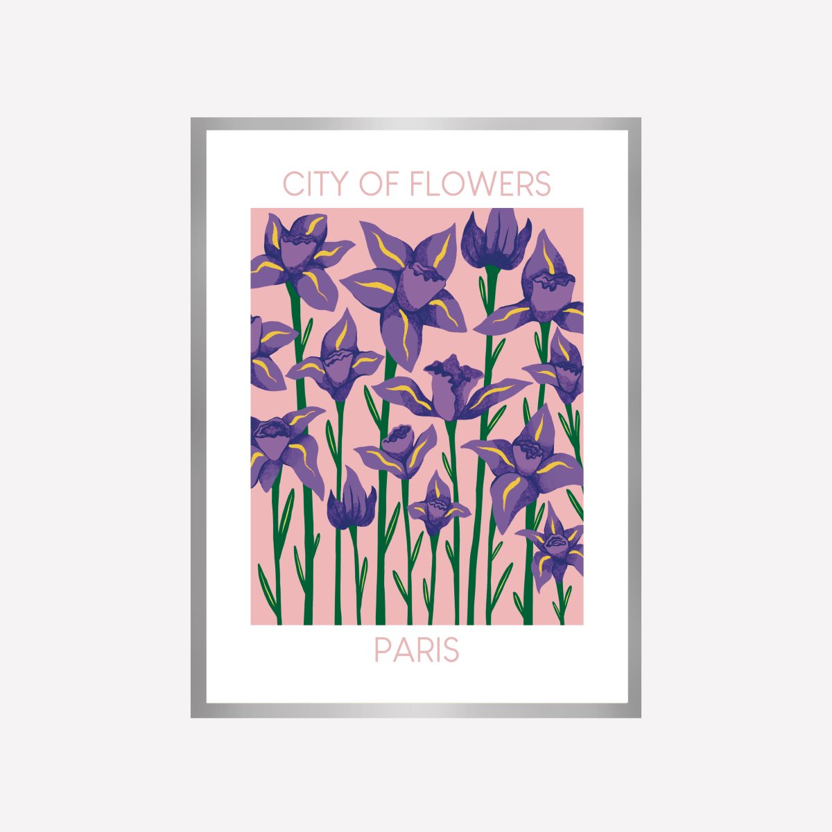 Paris City of Flowers Art Print - DesignPlace