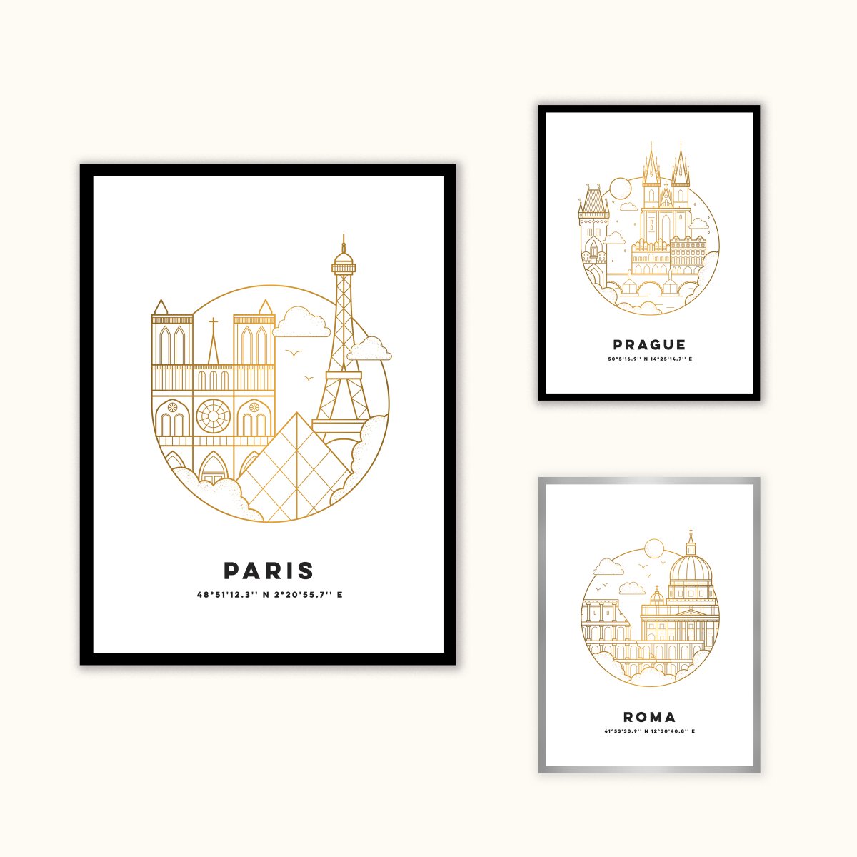 Paris Cityscape Art Print - DesignPlace