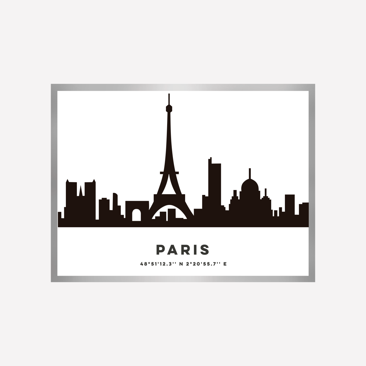 Paris Skyline Art Print - DesignPlace