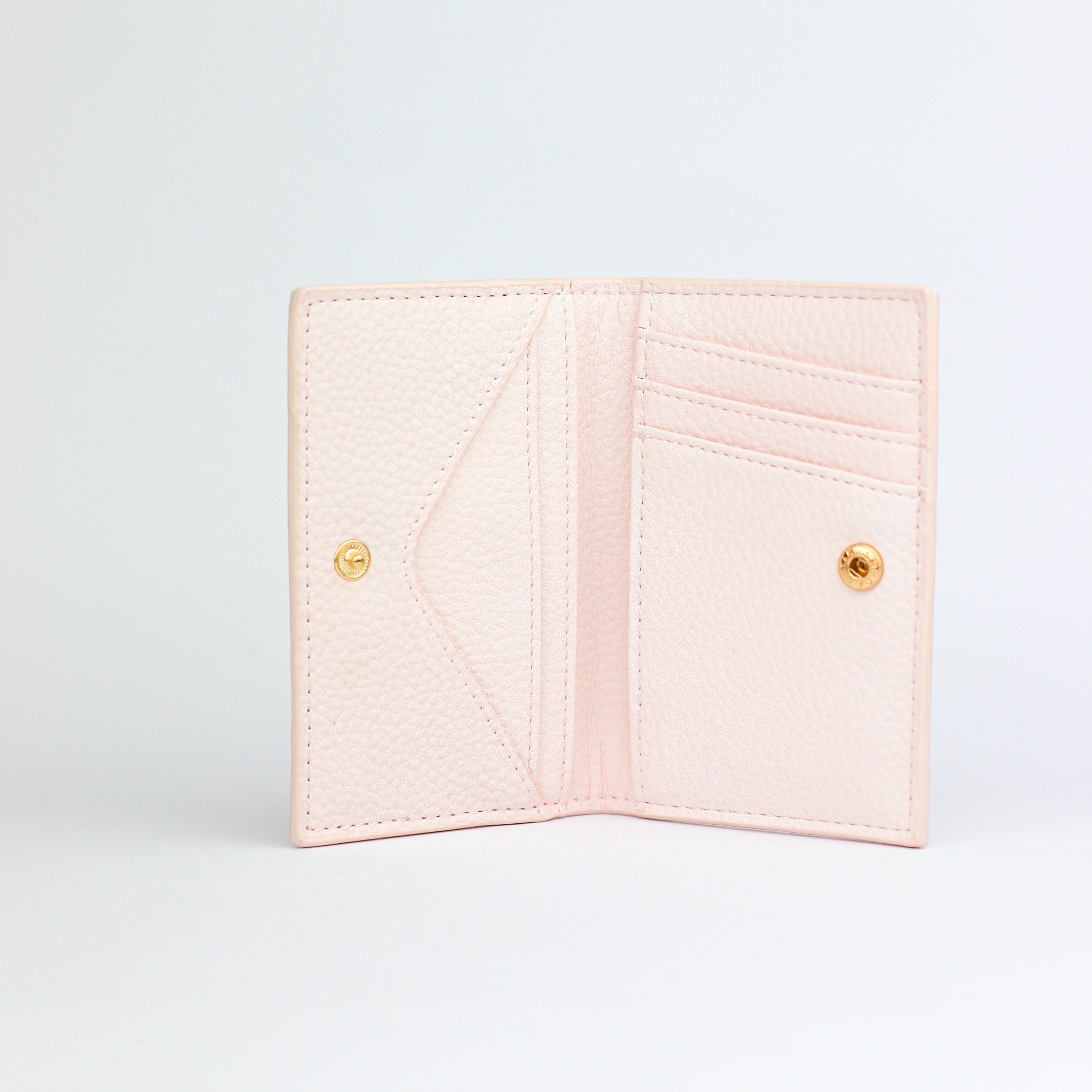 Pastel Grid Card Holder Wallet (PU)