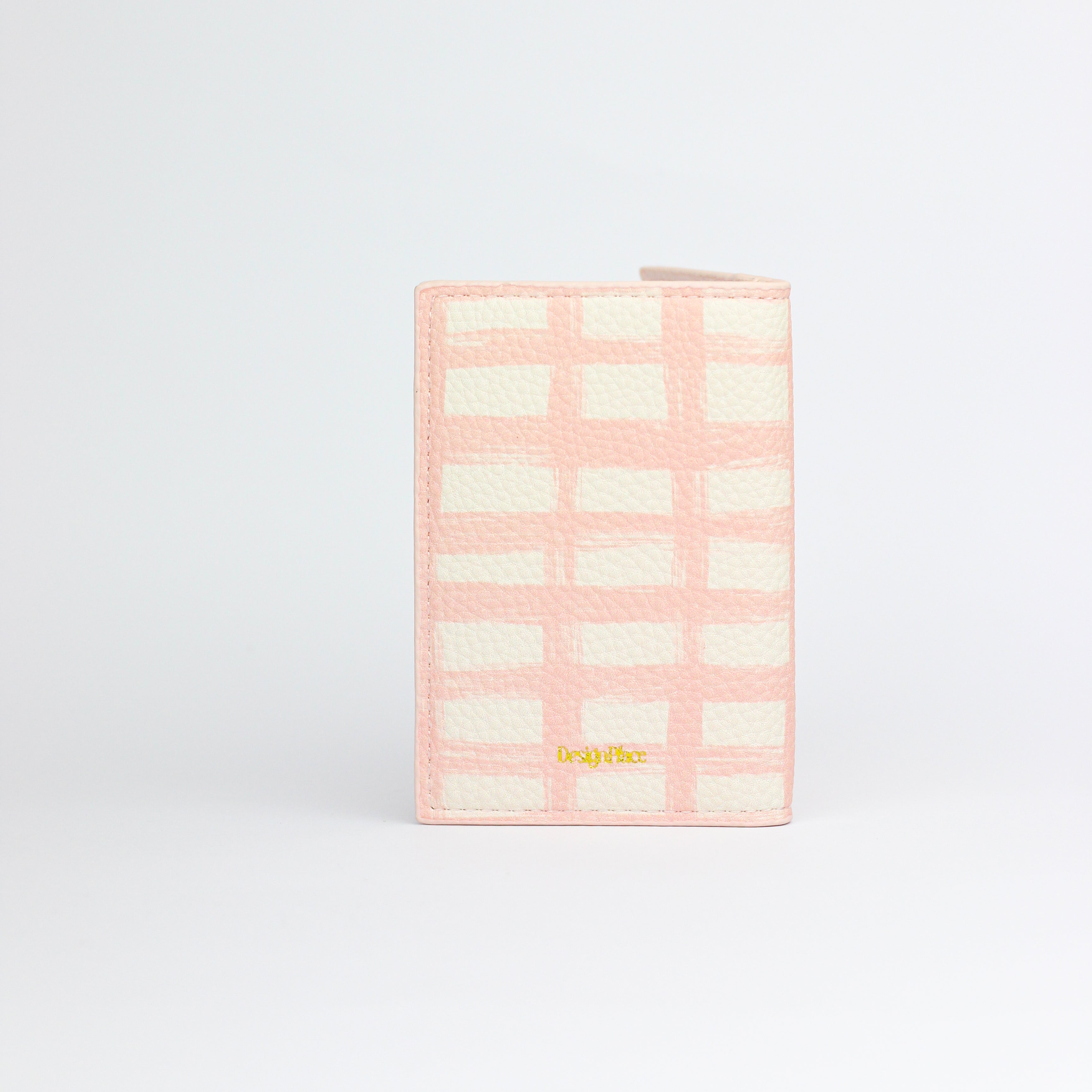 Pastel Grid Card Holder Wallet (PU)