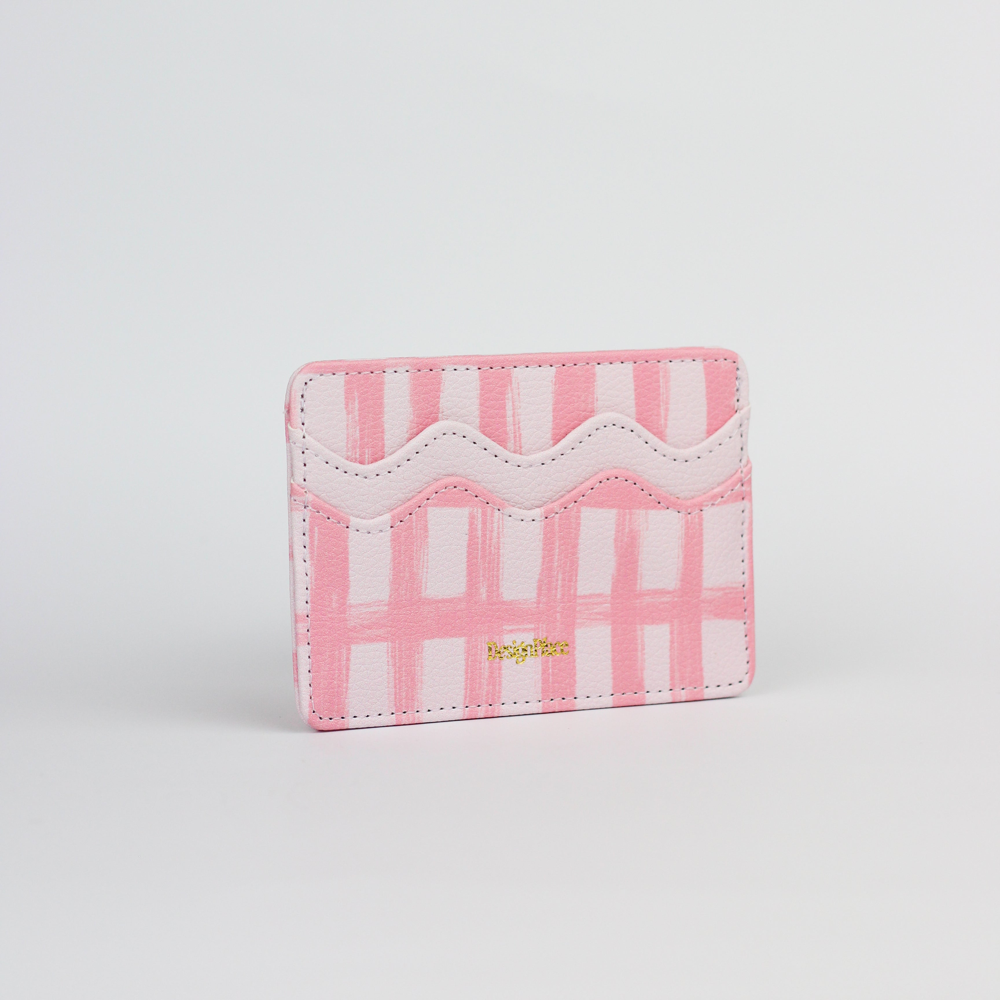 Pastel Grid Card Holder (PU)