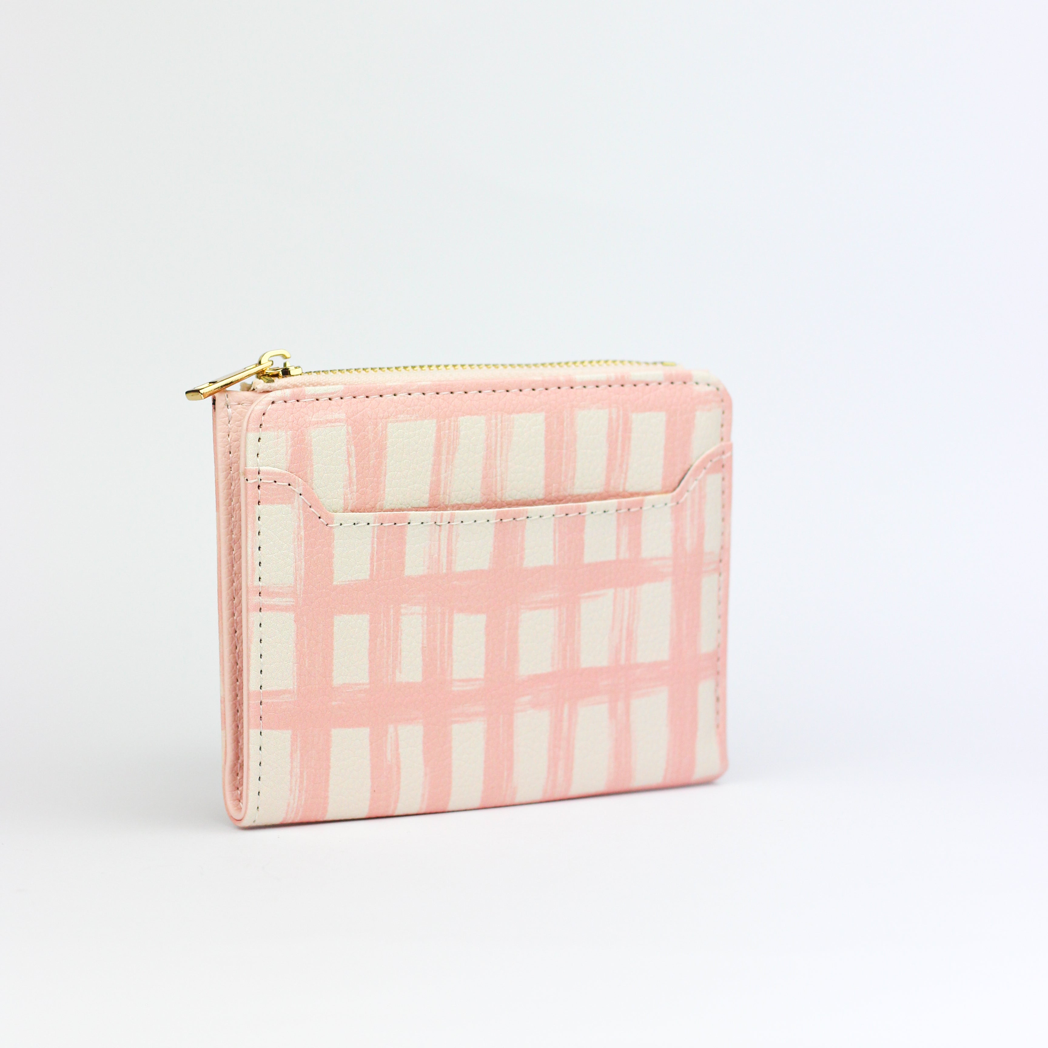 Pastel Grid Wallet (PU)