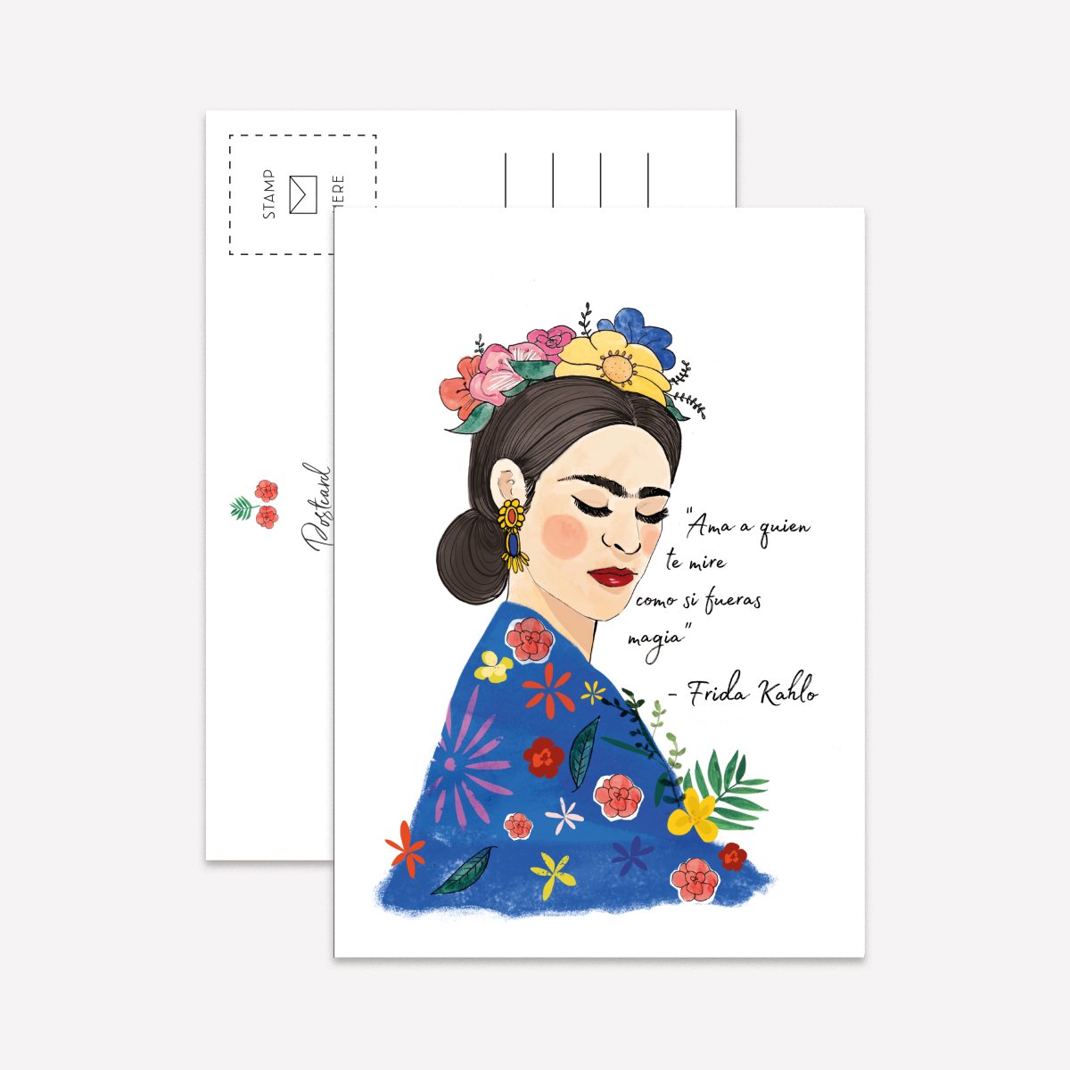 Personajes Acuarela Postcard Pack - DesignPlace