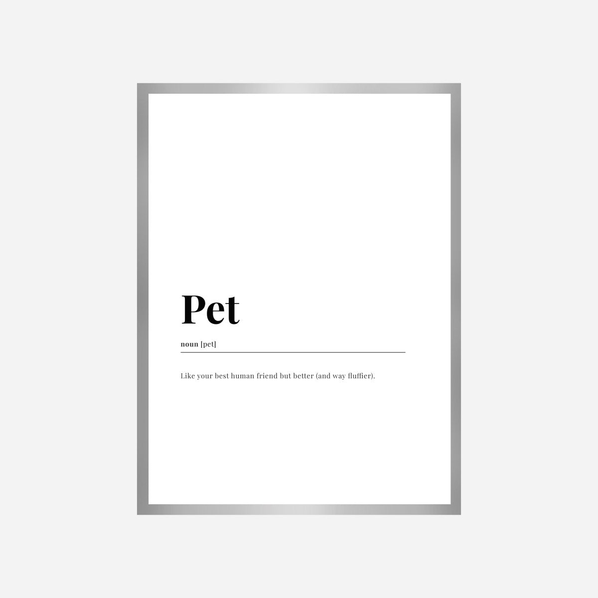 Pet Dictionary Art Print - DesignPlace