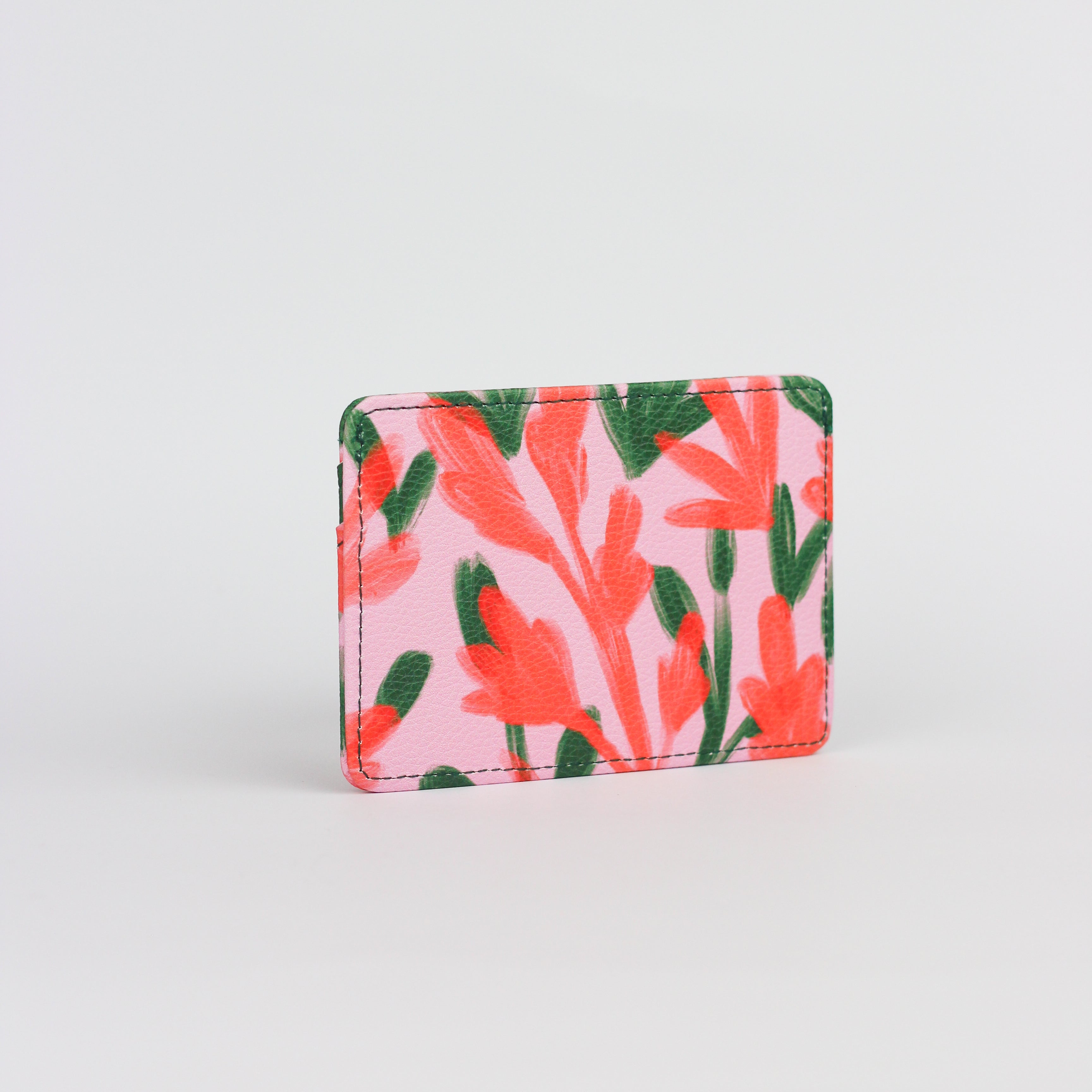 Pink & Green Card Holder (PU)