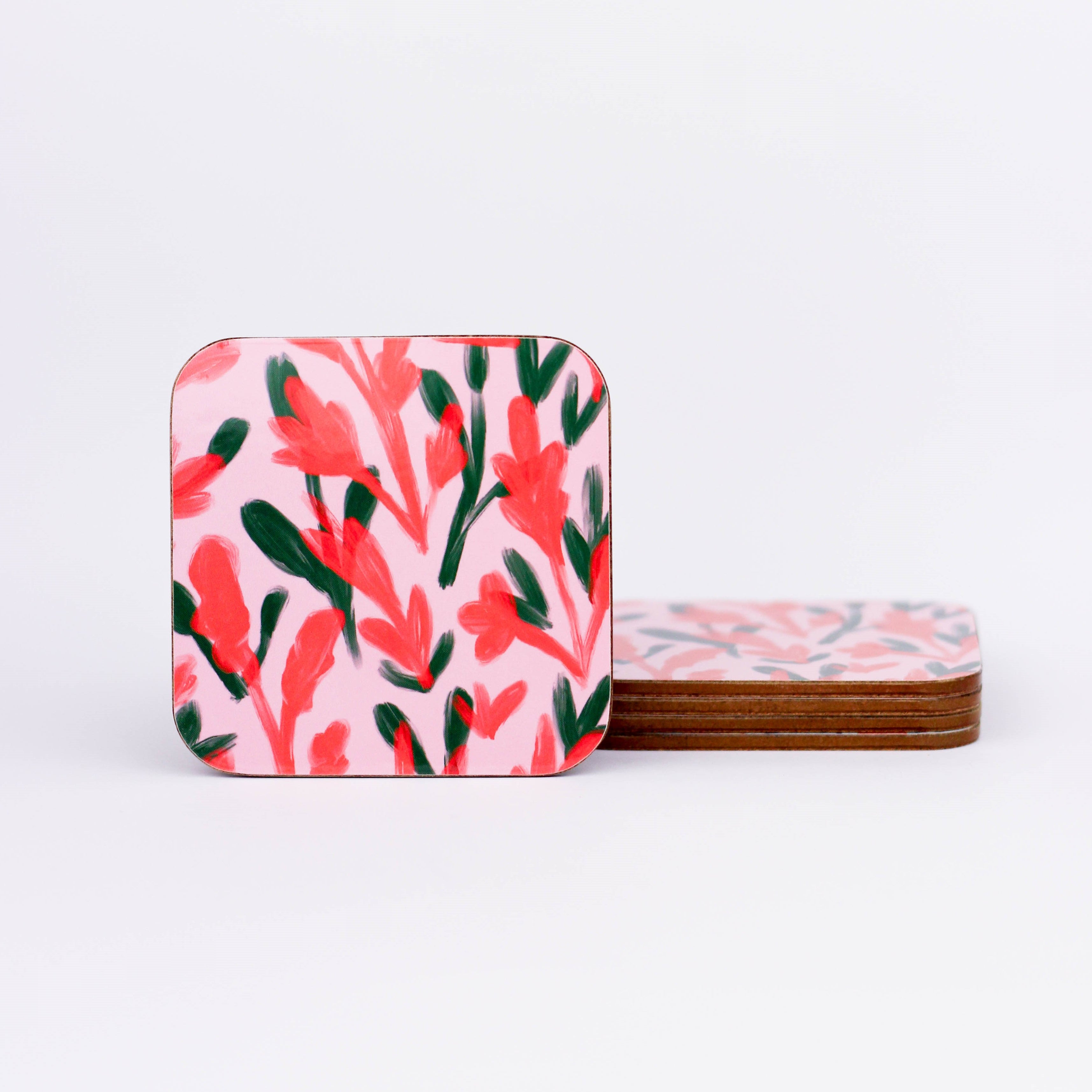 Pink & Green Coaster