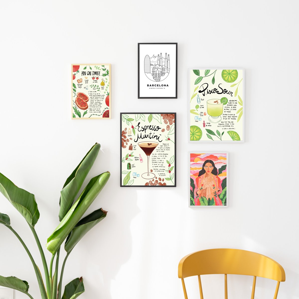 Pisco Sour Receta Art Print - DesignPlace