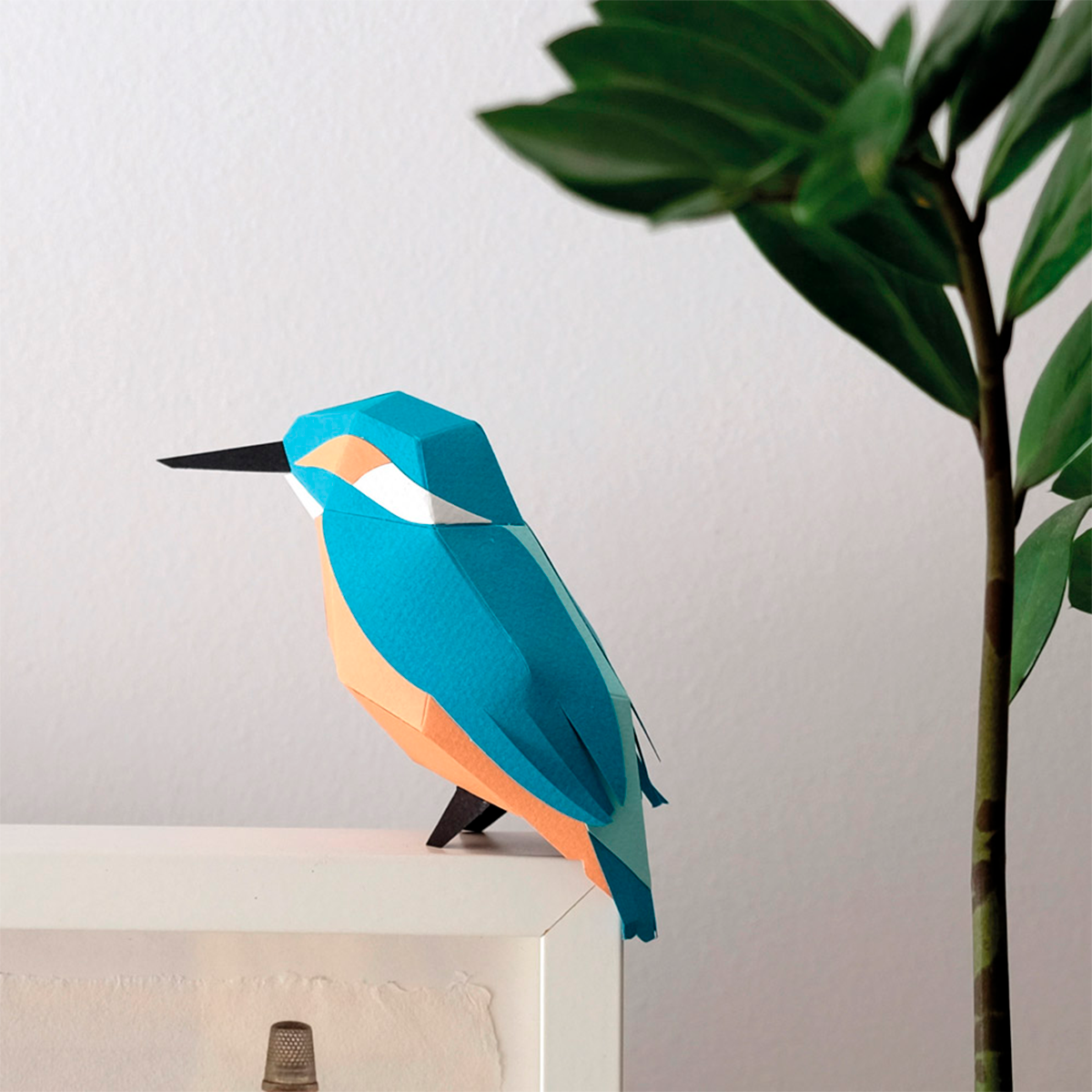 Alcedo Atthis paper bird