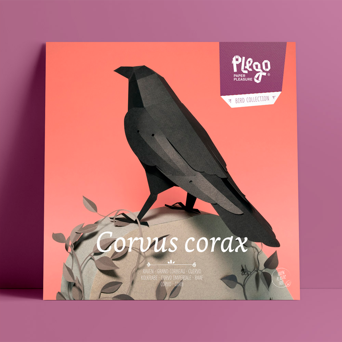 Corvus Corax Paper bird