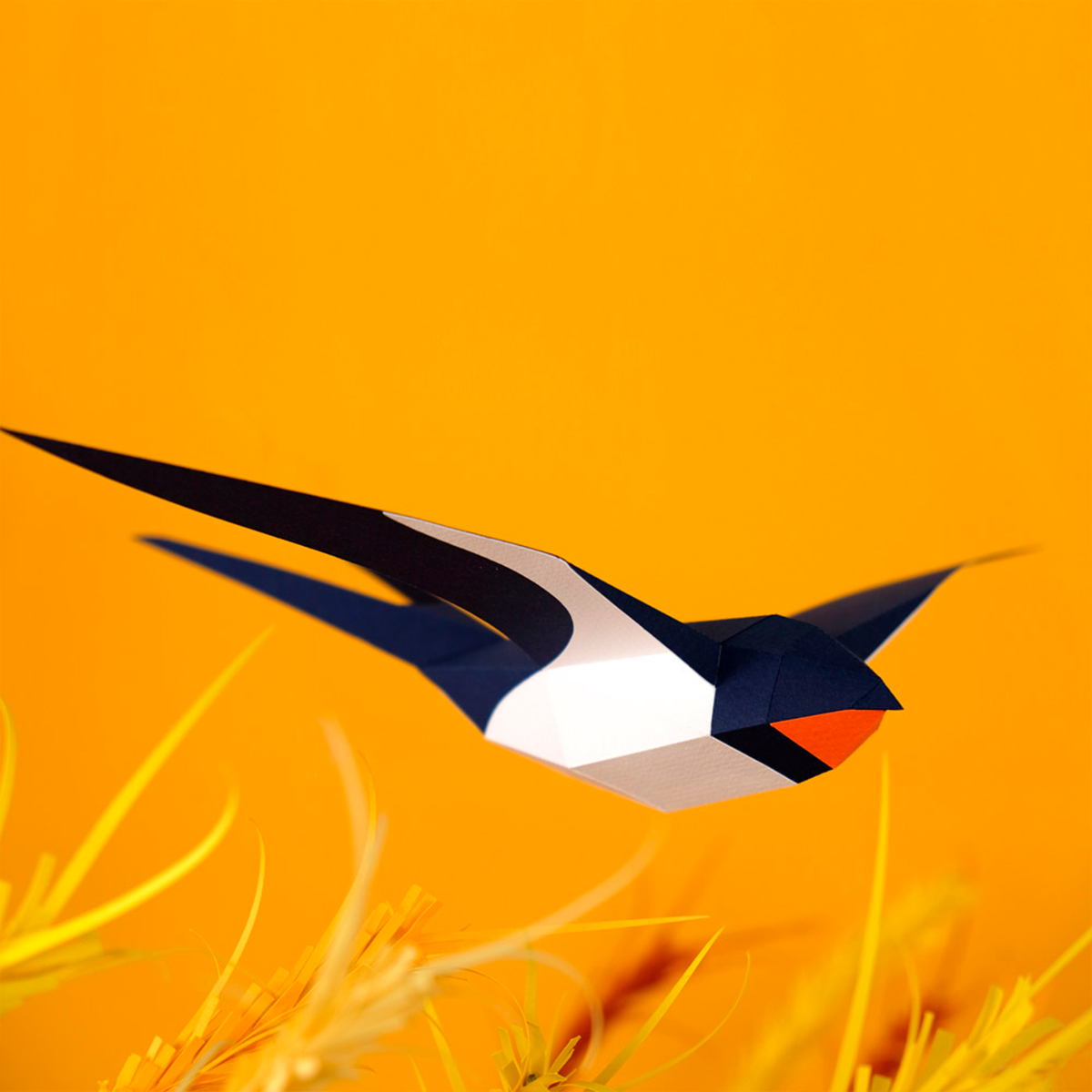 Hirundo Rustica Paper Bird