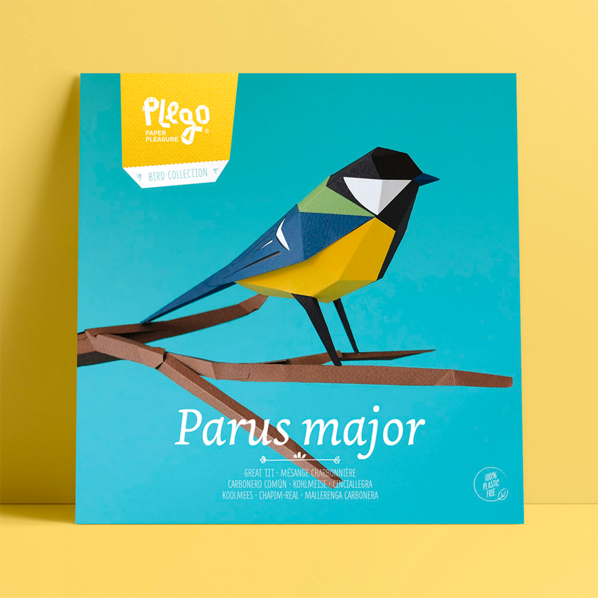 Parus Major Paper Bird