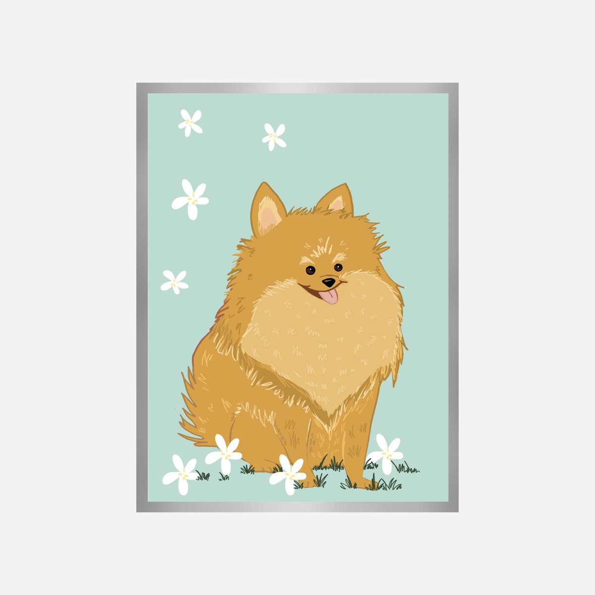 Pomeranian Art Print - DesignPlace