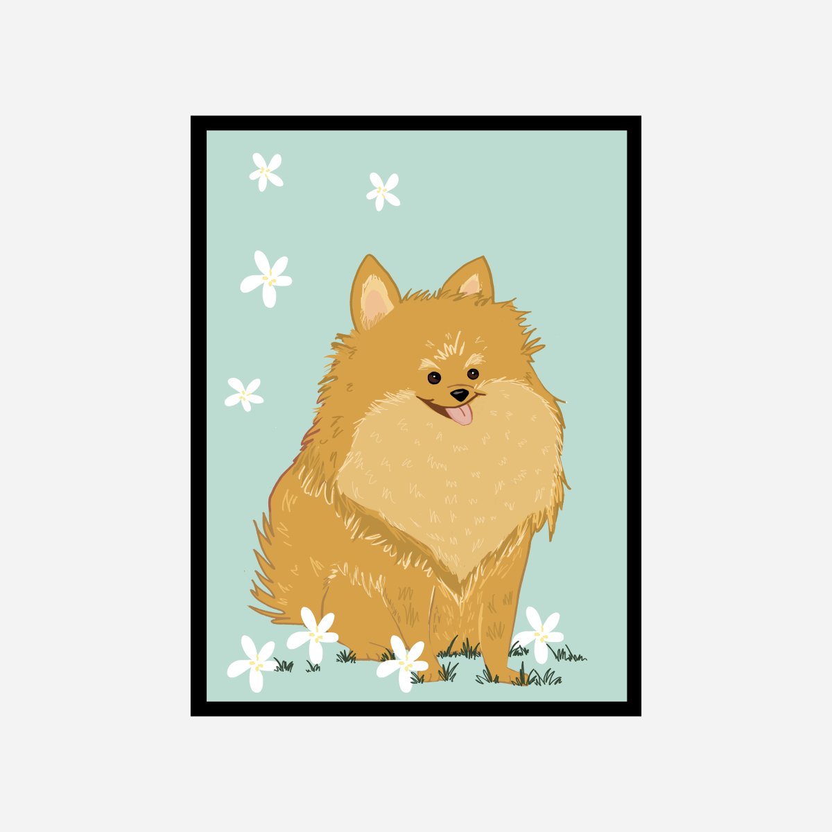 Pomeranian Art Print - DesignPlace