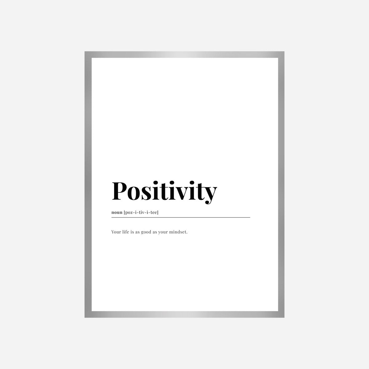 Positive Dictionary Art Print - DesignPlace