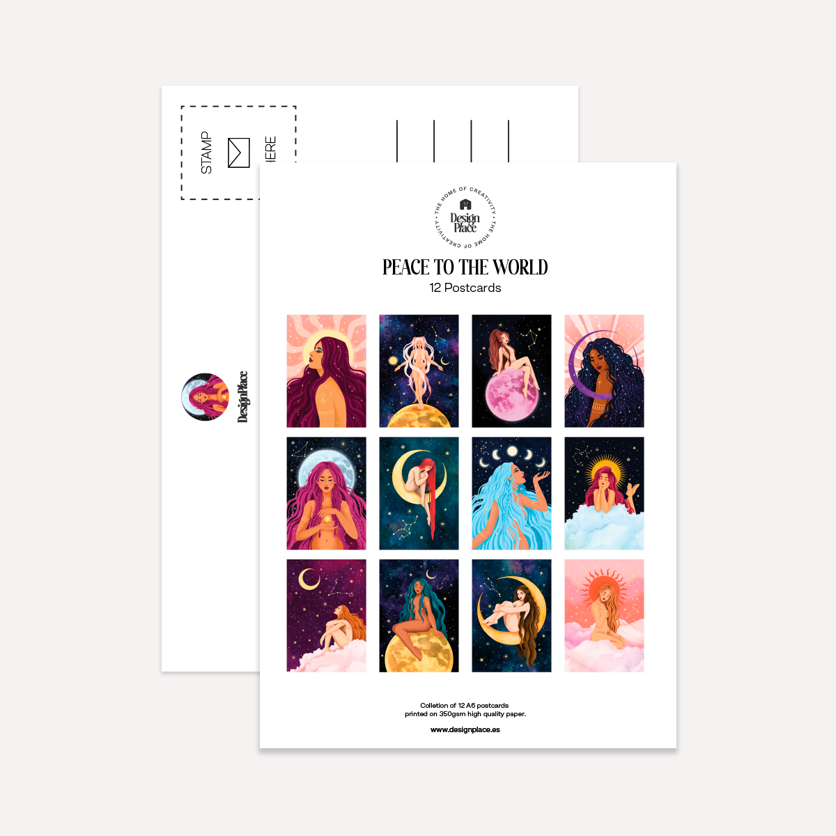 Zodiac Ladies Postcard Pack