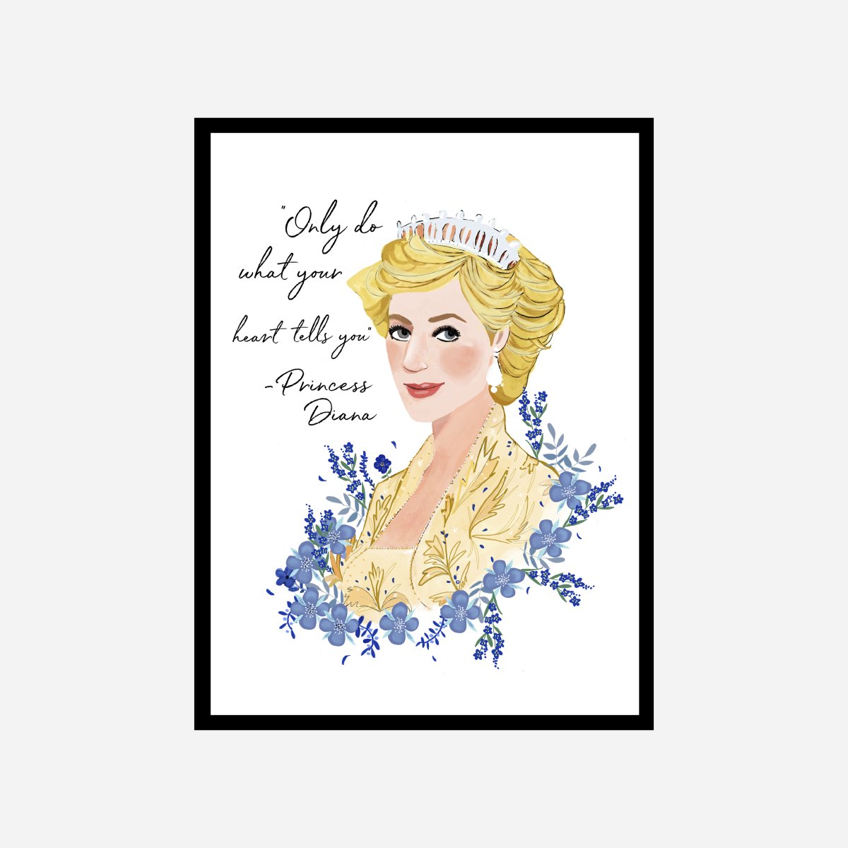 Princess Diana Art Print - DesignPlace